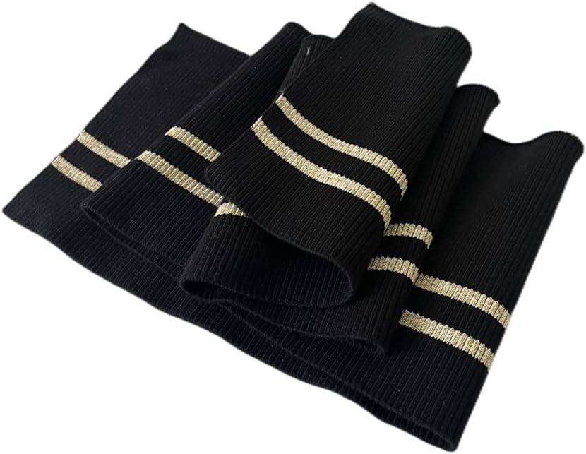 TinaKim Ribbing for Cuffs and Waistband Knit Fabric,Collar NeckBands Trim Material Jacket Sewing