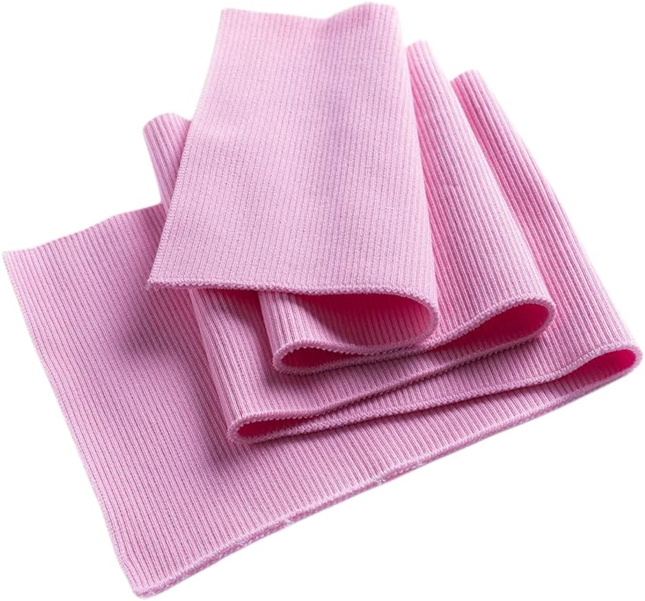 TinaKim Ribbing for Cuffs and Waistband Knit Fabric,Collar NeckBands Trim Material Jacket Sewing