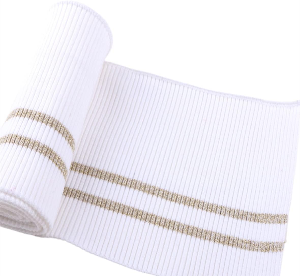 TinaKim Ribbing for Cuffs and Waistband Knit Fabric,Collar NeckBands Trim Material Jacket Sewing