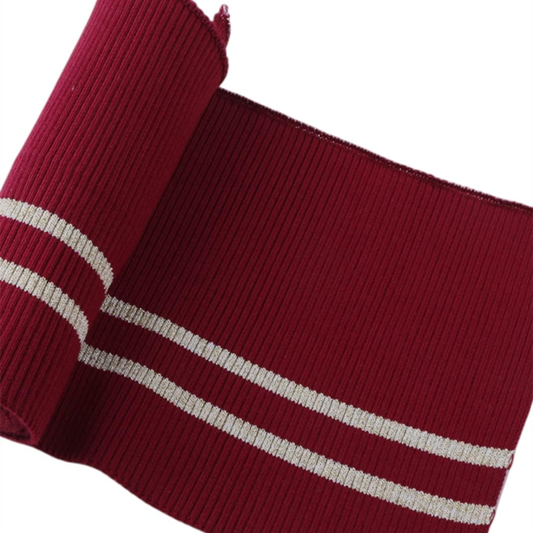 TinaKim Ribbing for Cuffs and Waistband Knit Fabric,Collar NeckBands Trim Material Jacket Sewing