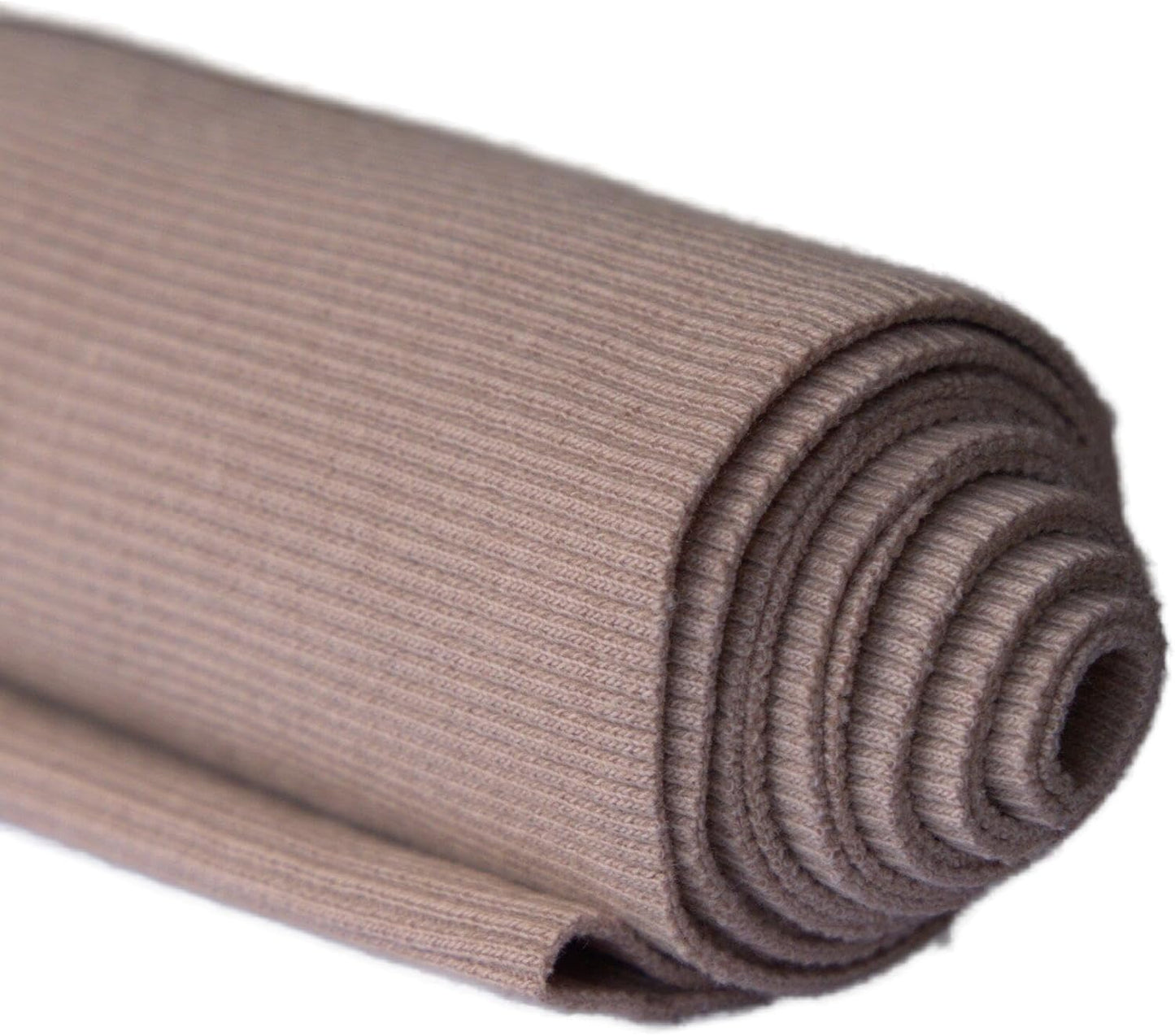 TinaKim Stretch Ribbing Fabric (95% Cotton 5% Spandex) | Eco-Friendly Dye, All-Purpose Knit for Cuffs, Waistbands, Hoodies & Sweatshirt Sewing | 105+ Colors, (43x8in)