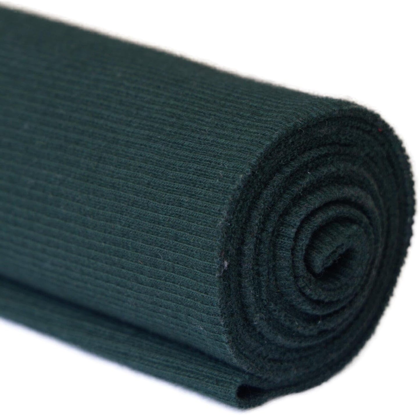 TinaKim Stretch Ribbing Fabric (95% Cotton 5% Spandex) | Eco-Friendly Dye, All-Purpose Knit for Cuffs, Waistbands, Hoodies & Sweatshirt Sewing | 105+ Colors, (43x8in)