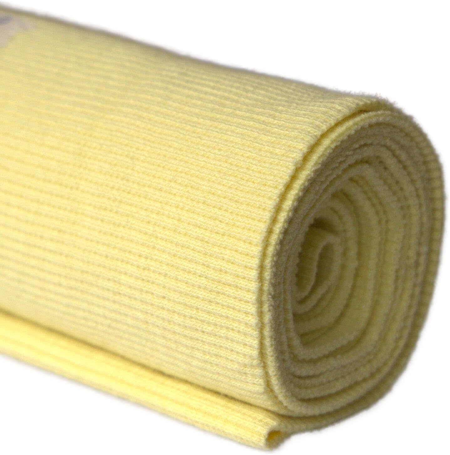 TinaKim Stretch Ribbing Fabric (95% Cotton 5% Spandex) | Eco-Friendly Dye, All-Purpose Knit for Cuffs, Waistbands, Hoodies & Sweatshirt Sewing | 105+ Colors, (43x8in)