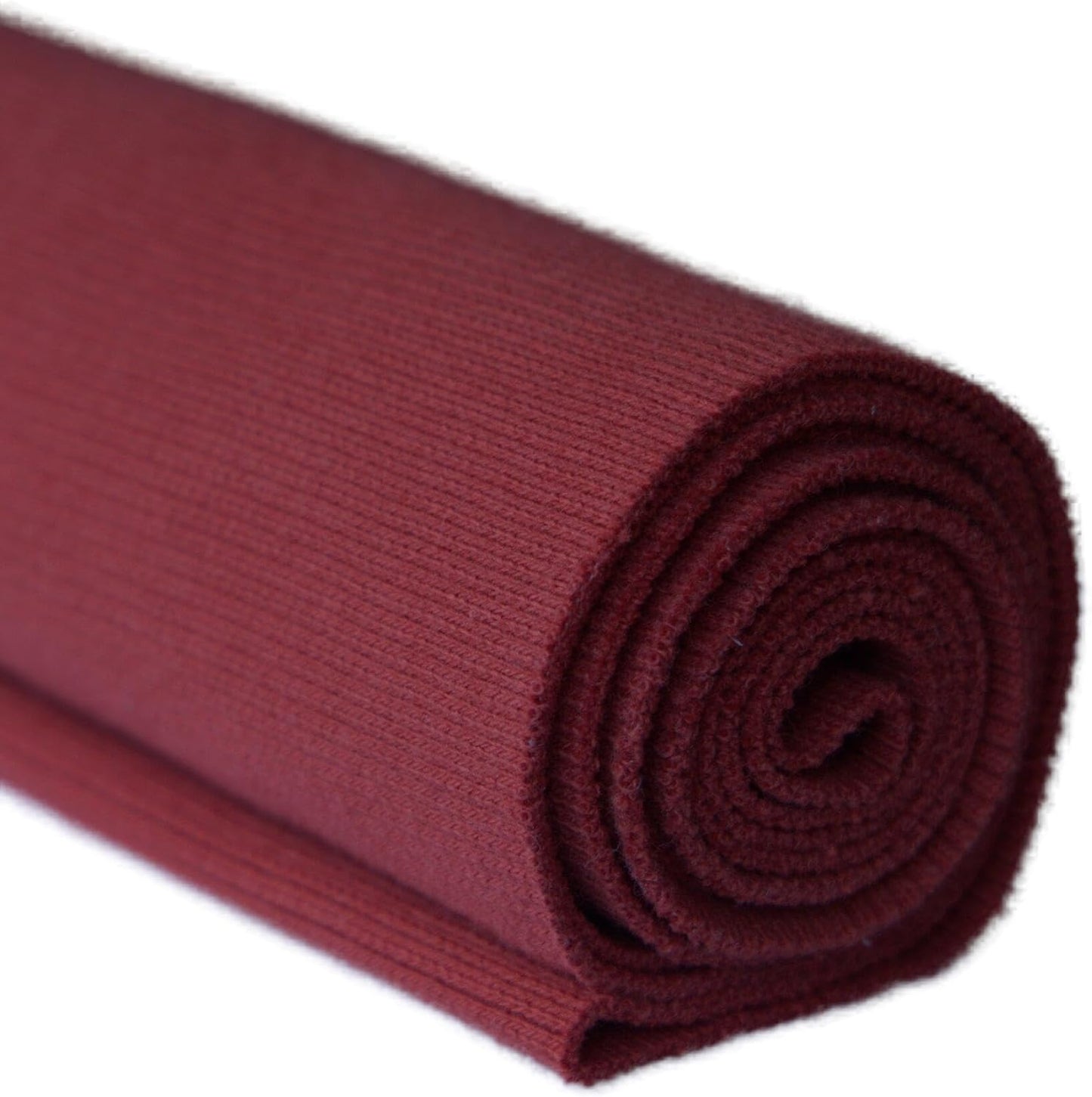 TinaKim Stretch Ribbing Fabric (95% Cotton 5% Spandex) | Eco-Friendly Dye, All-Purpose Knit for Cuffs, Waistbands, Hoodies & Sweatshirt Sewing | 105+ Colors, (43x8in)