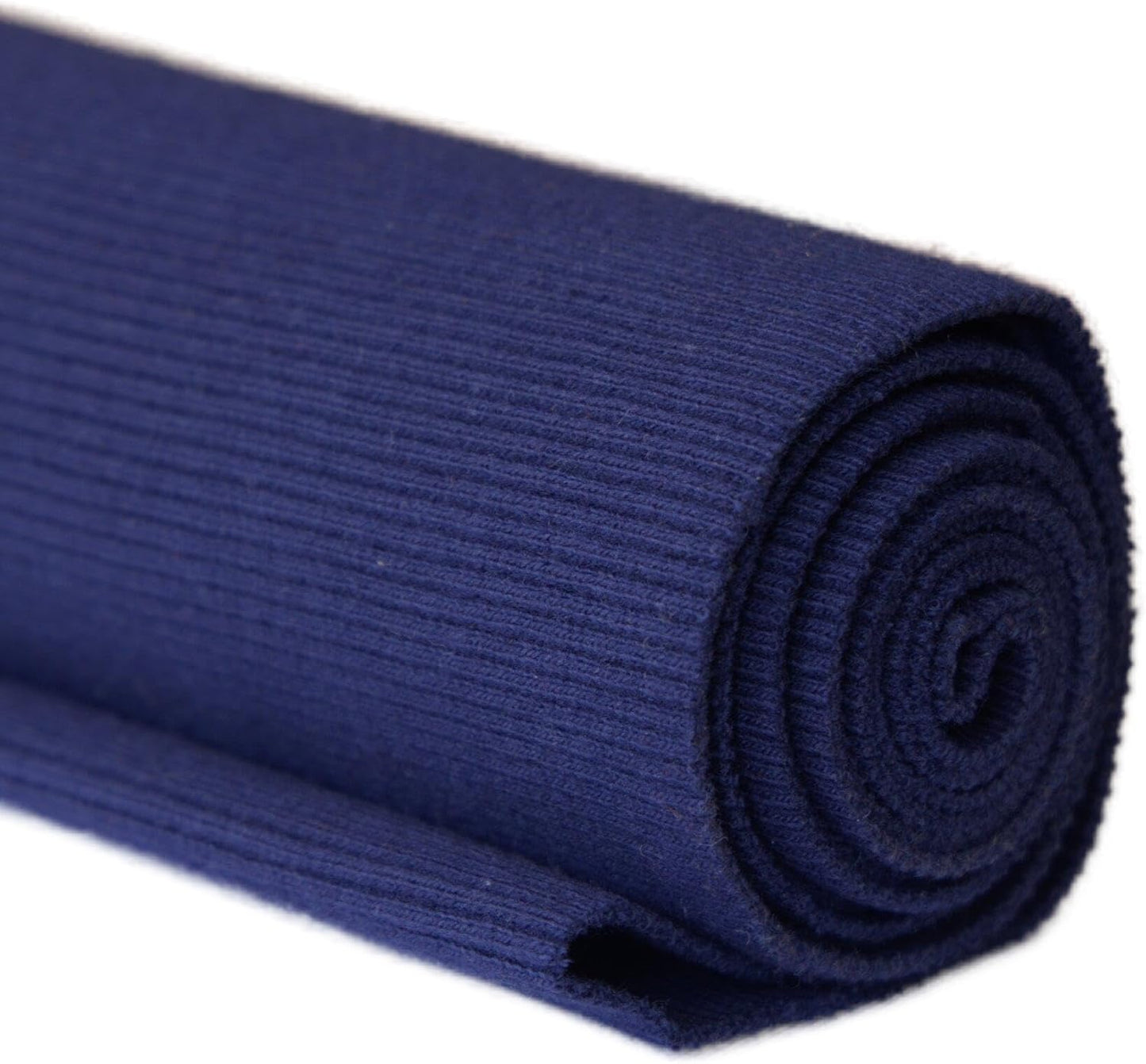 TinaKim Stretch Ribbing Fabric (95% Cotton 5% Spandex) | Eco-Friendly Dye, All-Purpose Knit for Cuffs, Waistbands, Hoodies & Sweatshirt Sewing | 105+ Colors, (43x8in)