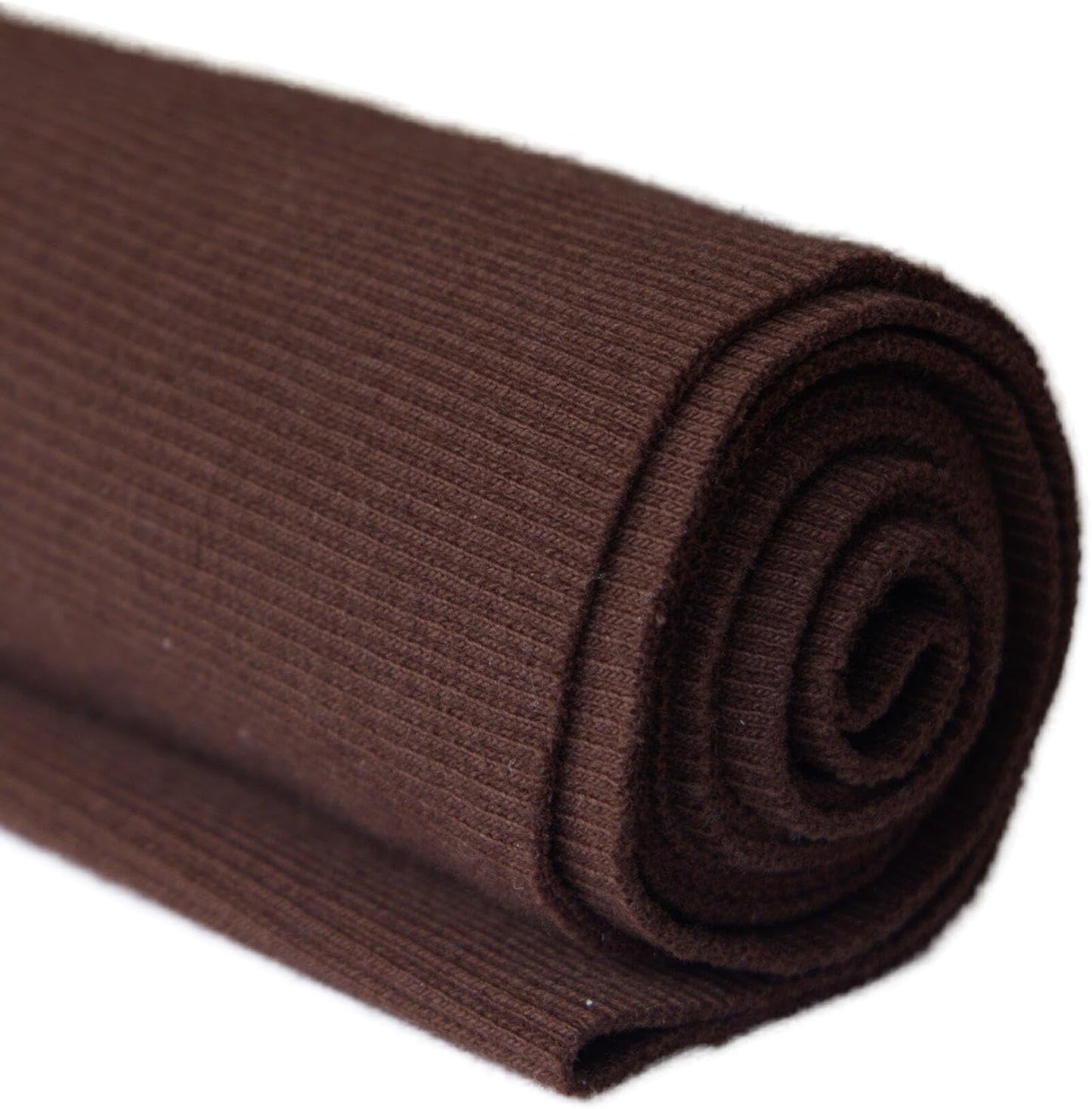 TinaKim Stretch Ribbing Fabric (95% Cotton 5% Spandex) | Eco-Friendly Dye, All-Purpose Knit for Cuffs, Waistbands, Hoodies & Sweatshirt Sewing | 105+ Colors, (43x8in)