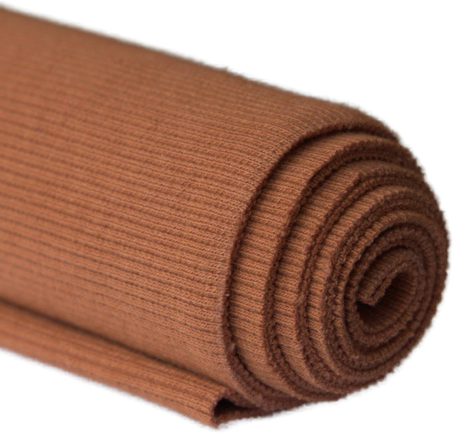 TinaKim Stretch Ribbing Fabric (95% Cotton 5% Spandex) | Eco-Friendly Dye, All-Purpose Knit for Cuffs, Waistbands, Hoodies & Sweatshirt Sewing | 105+ Colors, (43x8in)
