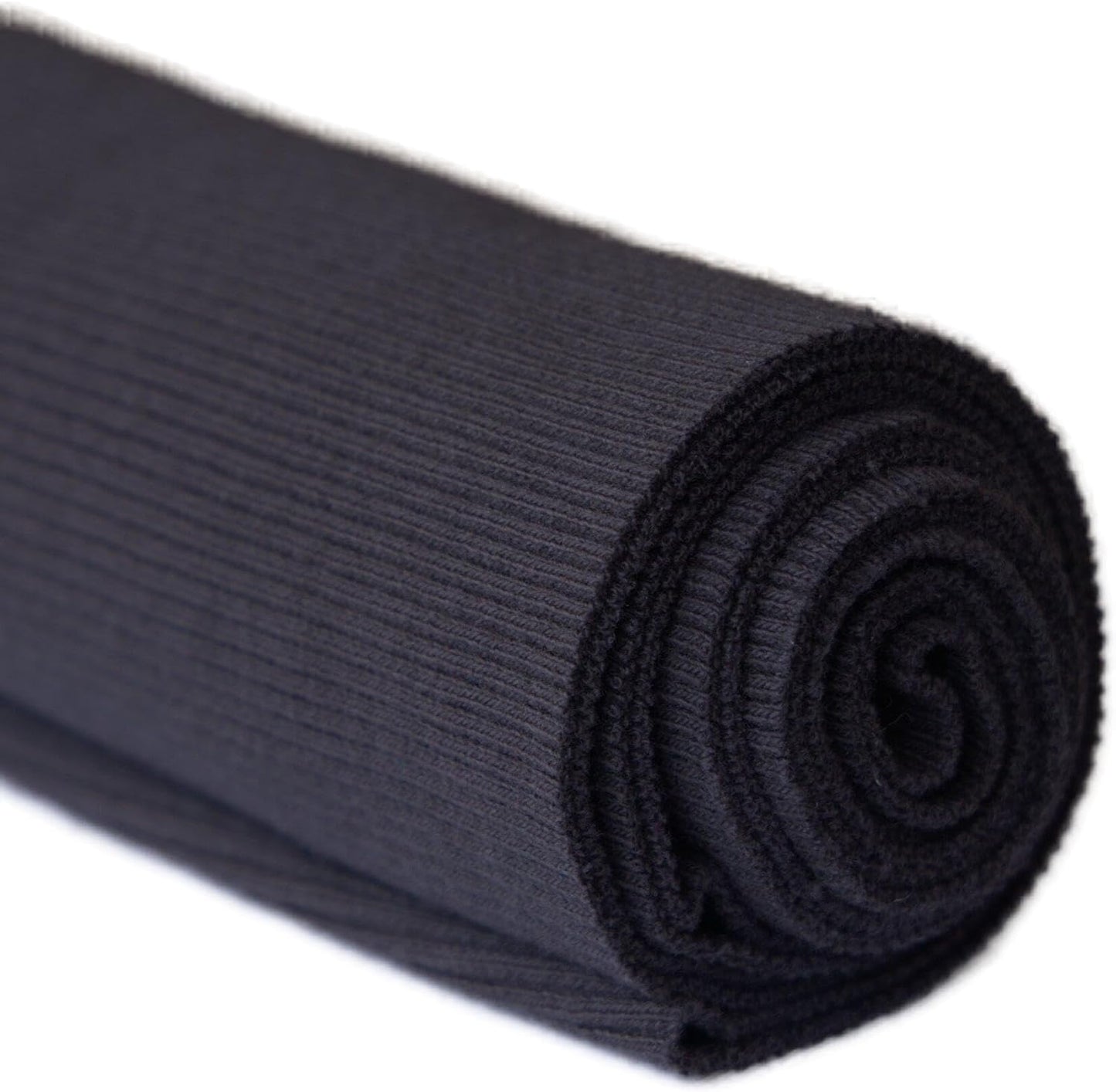 TinaKim Stretch Ribbing Fabric (95% Cotton 5% Spandex) | Eco-Friendly Dye, All-Purpose Knit for Cuffs, Waistbands, Hoodies & Sweatshirt Sewing | 105+ Colors, (43x8in)