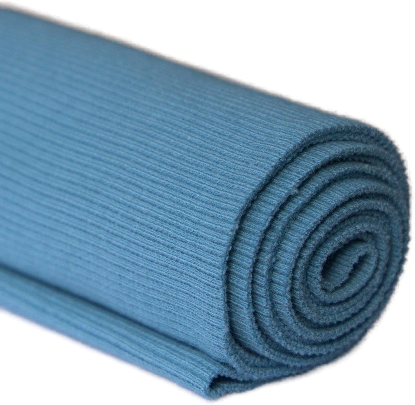 TinaKim Stretch Ribbing Fabric (95% Cotton 5% Spandex) | Eco-Friendly Dye, All-Purpose Knit for Cuffs, Waistbands, Hoodies & Sweatshirt Sewing | 105+ Colors, (43x8in)