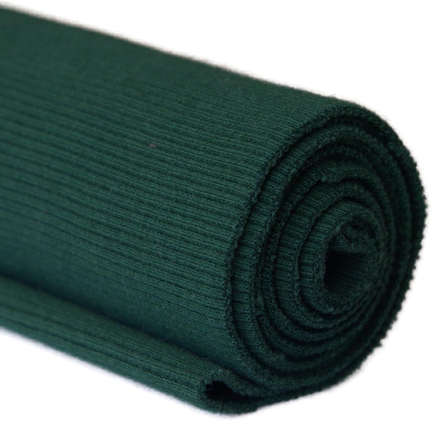 TinaKim Stretch Ribbing Fabric (95% Cotton 5% Spandex) | Eco-Friendly Dye, All-Purpose Knit for Cuffs, Waistbands, Hoodies & Sweatshirt Sewing | 105+ Colors, (43x8in)