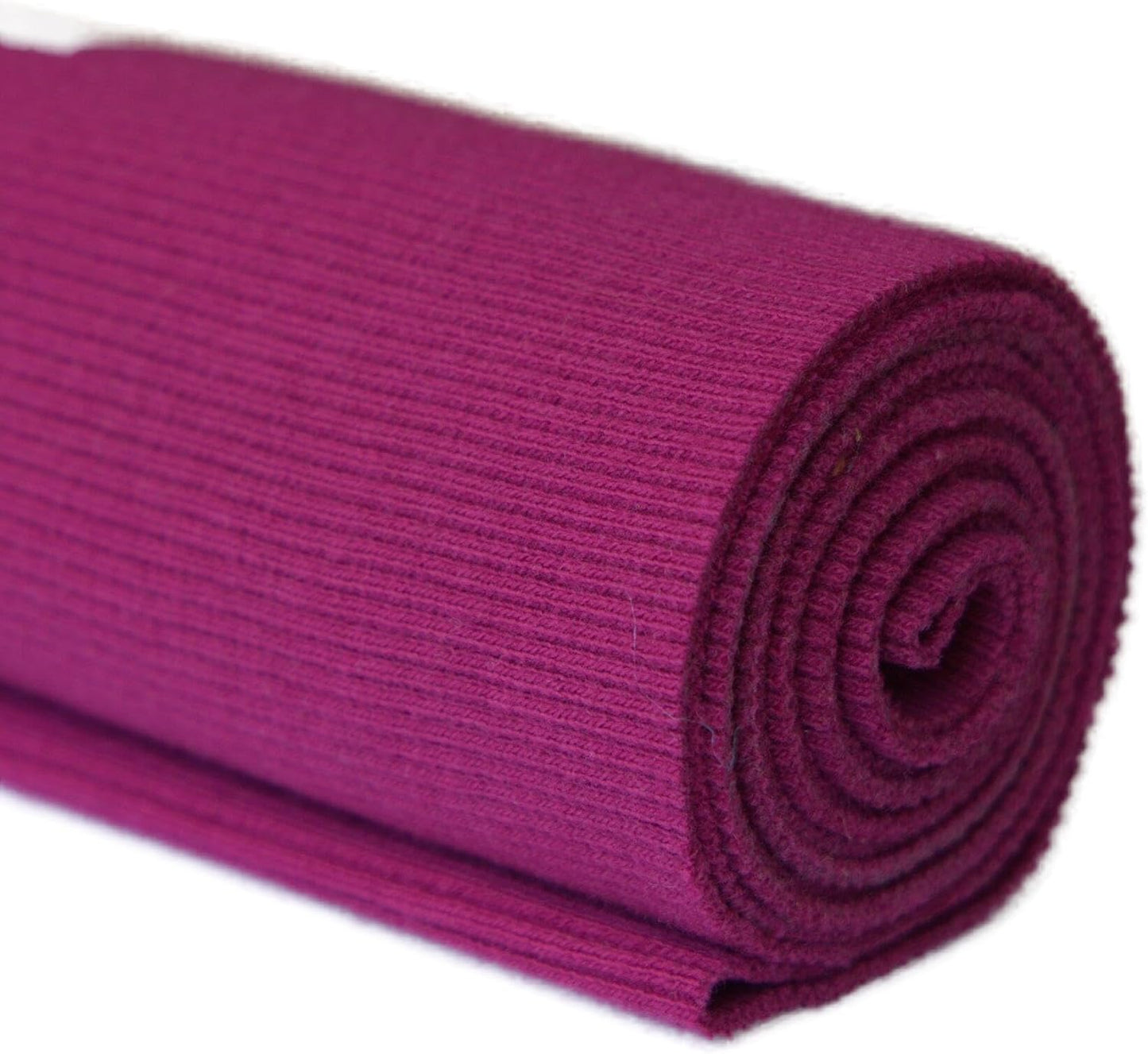 TinaKim Stretch Ribbing Fabric (95% Cotton 5% Spandex) | Eco-Friendly Dye, All-Purpose Knit for Cuffs, Waistbands, Hoodies & Sweatshirt Sewing | 105+ Colors, (43x8in)
