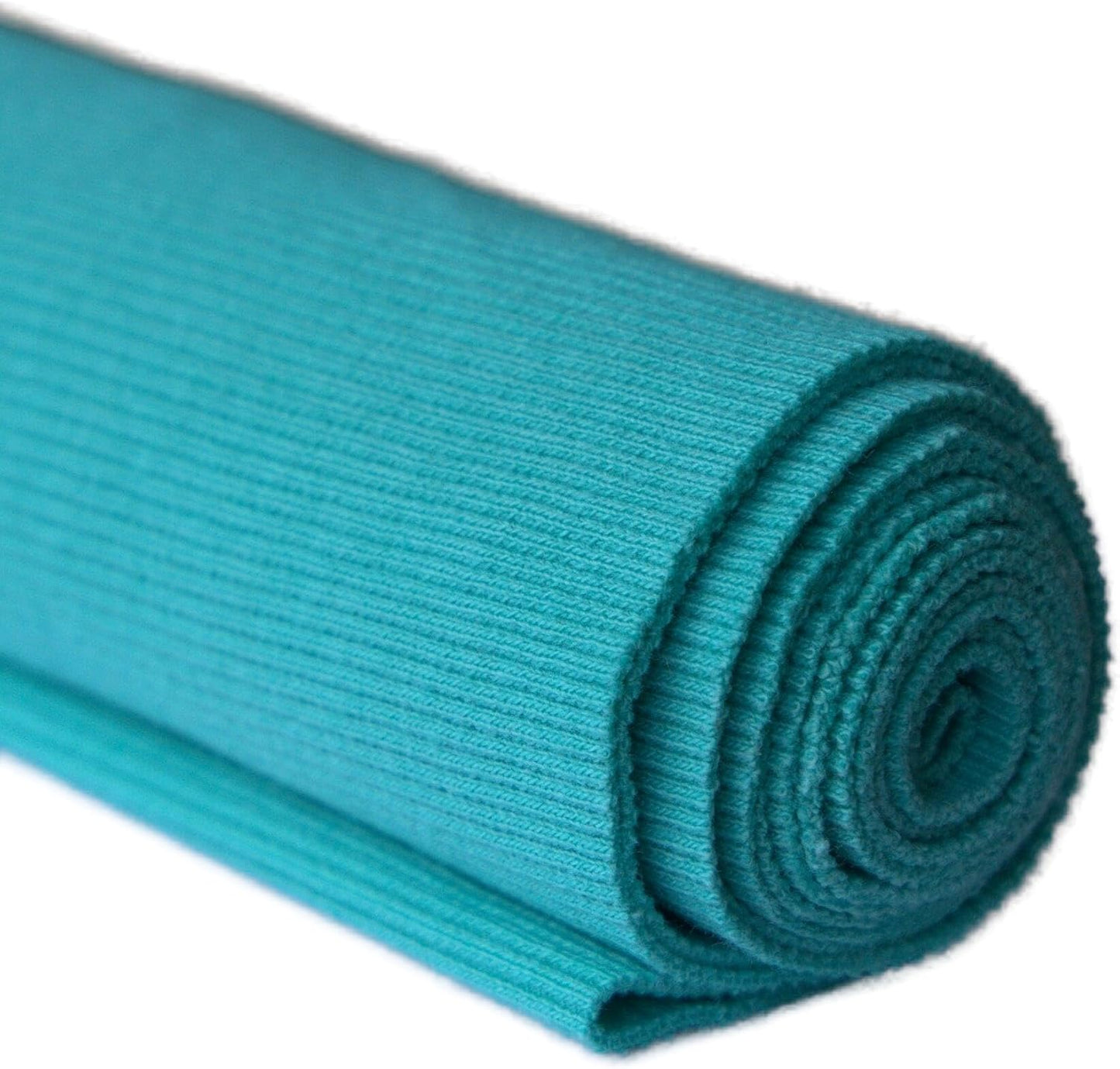 TinaKim Stretch Ribbing Fabric (95% Cotton 5% Spandex) | Eco-Friendly Dye, All-Purpose Knit for Cuffs, Waistbands, Hoodies & Sweatshirt Sewing | 105+ Colors, (43x8in)
