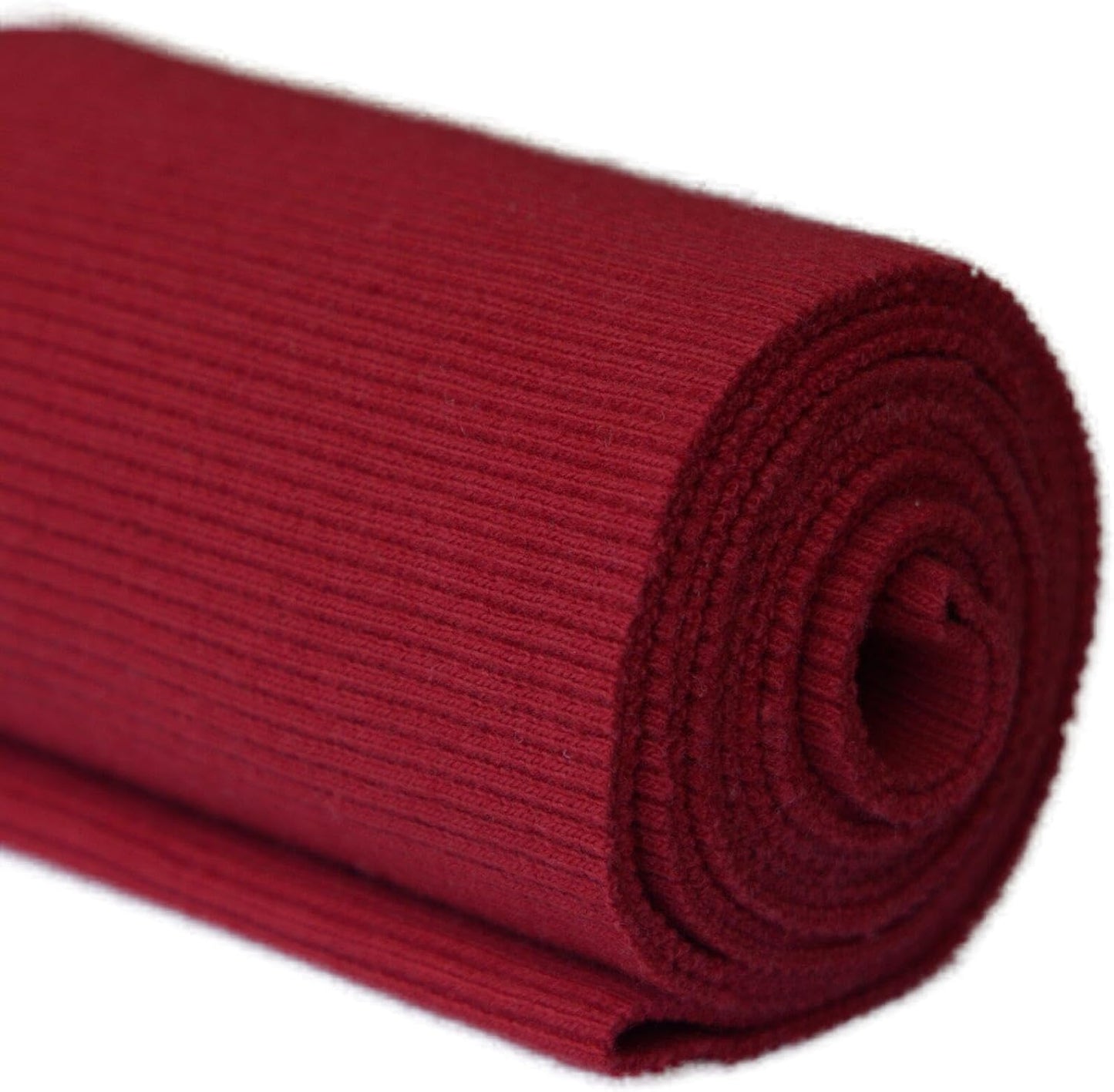 TinaKim Stretch Ribbing Fabric (95% Cotton 5% Spandex) | Eco-Friendly Dye, All-Purpose Knit for Cuffs, Waistbands, Hoodies & Sweatshirt Sewing | 105+ Colors, (43x8in)