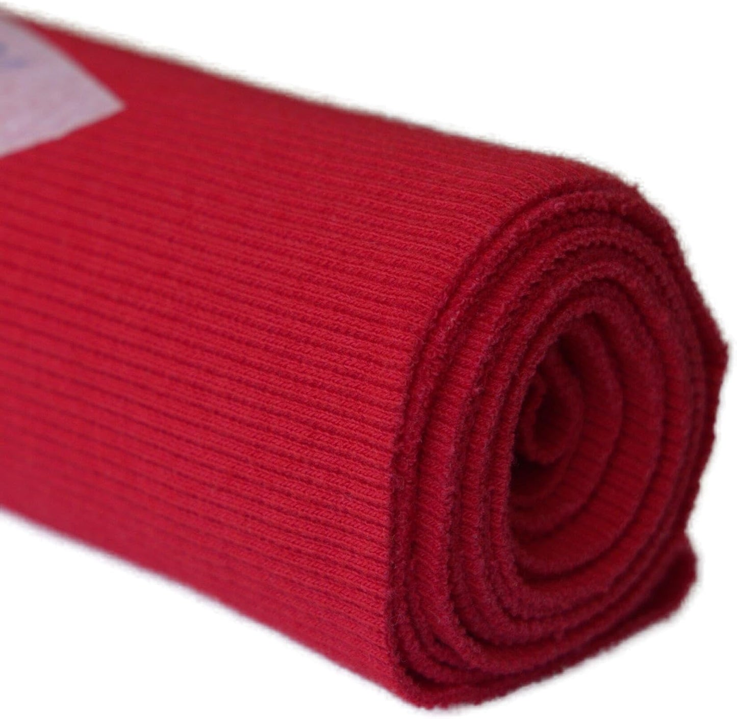TinaKim Stretch Ribbing Fabric (95% Cotton 5% Spandex) | Eco-Friendly Dye, All-Purpose Knit for Cuffs, Waistbands, Hoodies & Sweatshirt Sewing | 105+ Colors, (43x8in)
