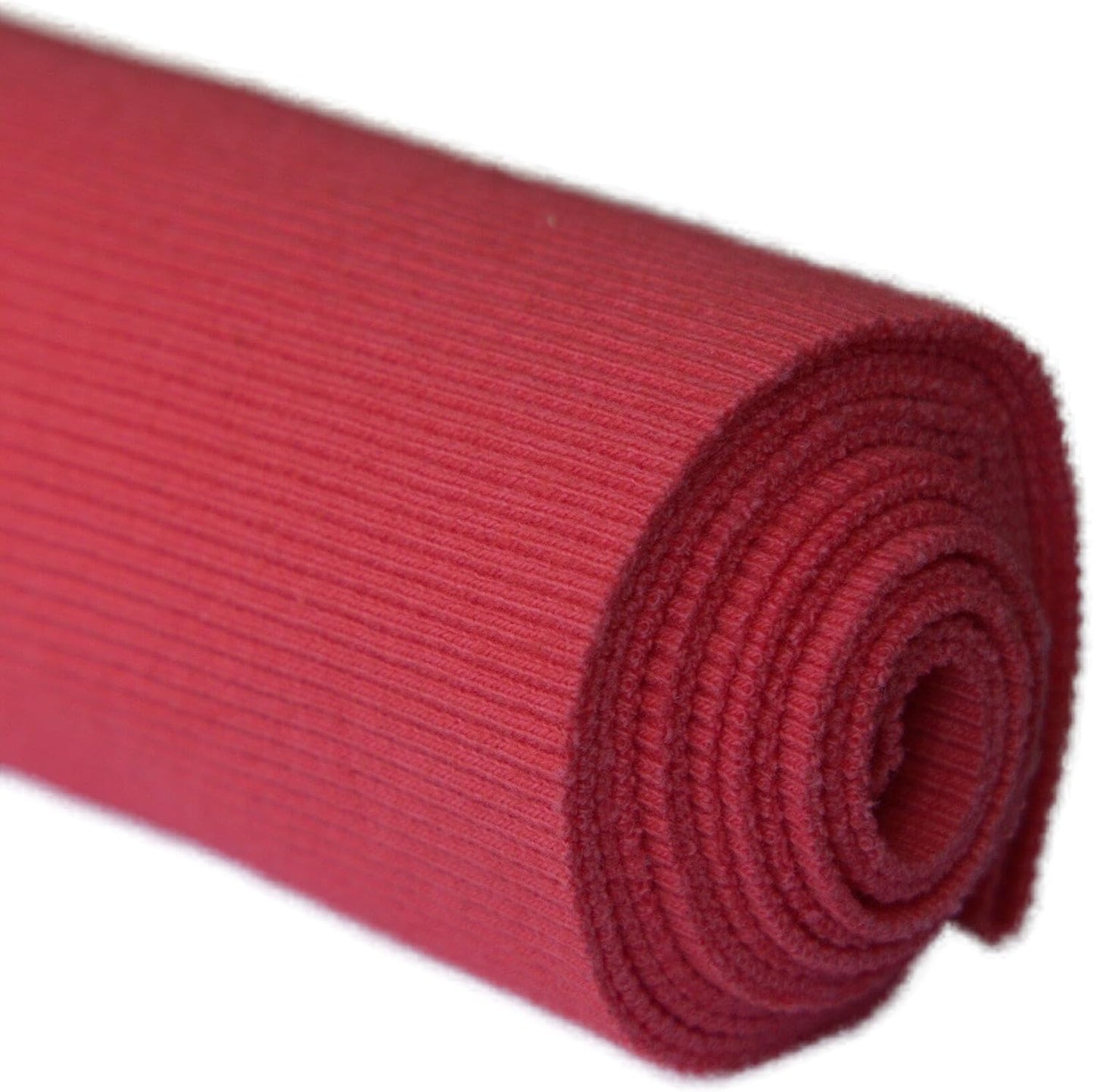 TinaKim Stretch Ribbing Fabric (95% Cotton 5% Spandex) | Eco-Friendly Dye, All-Purpose Knit for Cuffs, Waistbands, Hoodies & Sweatshirt Sewing | 105+ Colors, (43x8in)