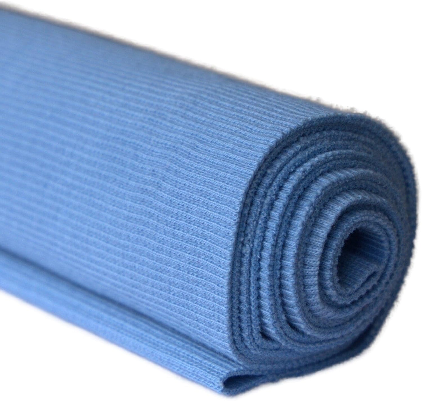 TinaKim Stretch Ribbing Fabric (95% Cotton 5% Spandex) | Eco-Friendly Dye, All-Purpose Knit for Cuffs, Waistbands, Hoodies & Sweatshirt Sewing | 105+ Colors, (43x8in)