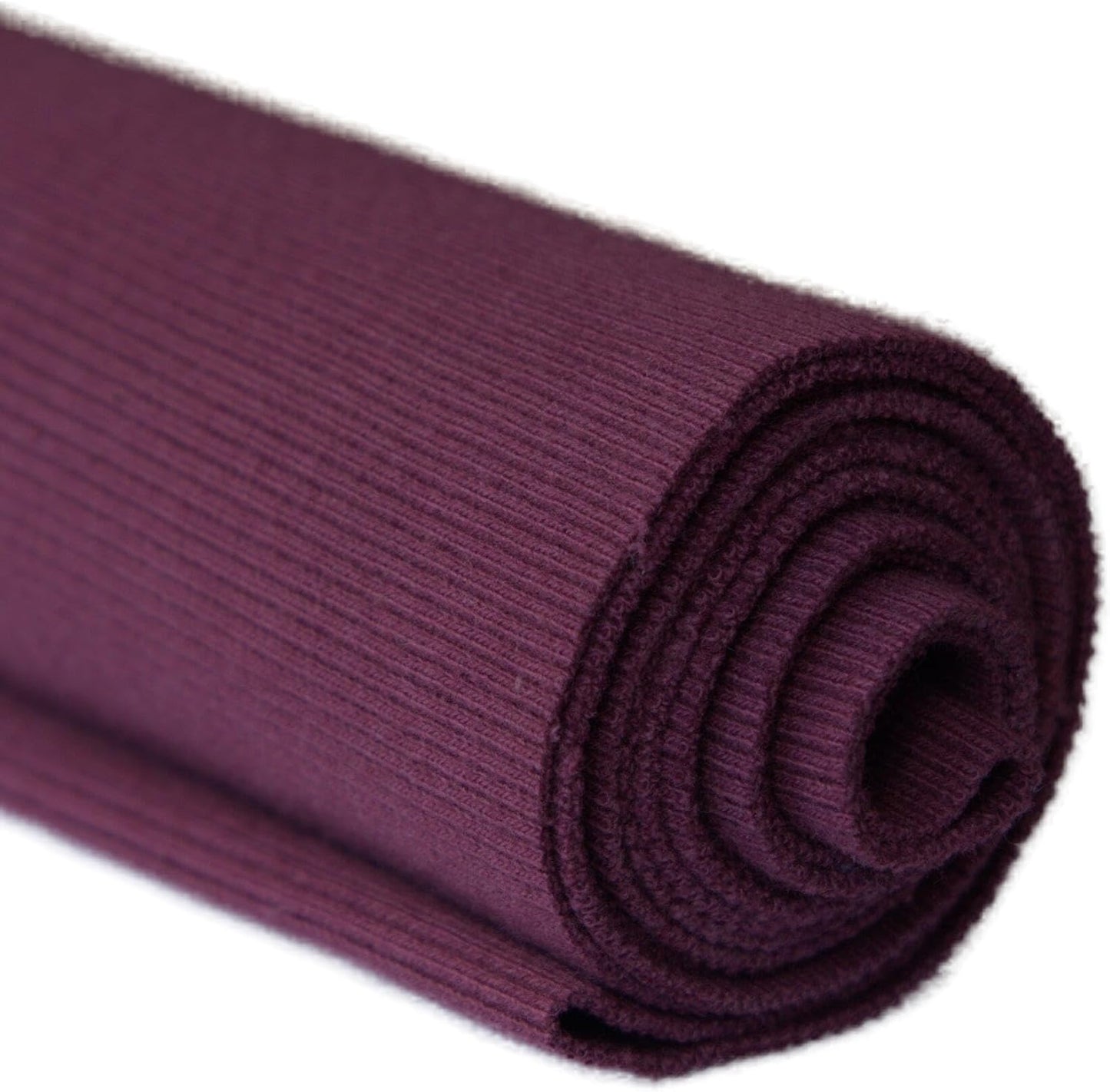 TinaKim Stretch Ribbing Fabric (95% Cotton 5% Spandex) | Eco-Friendly Dye, All-Purpose Knit for Cuffs, Waistbands, Hoodies & Sweatshirt Sewing | 105+ Colors, (43x8in)