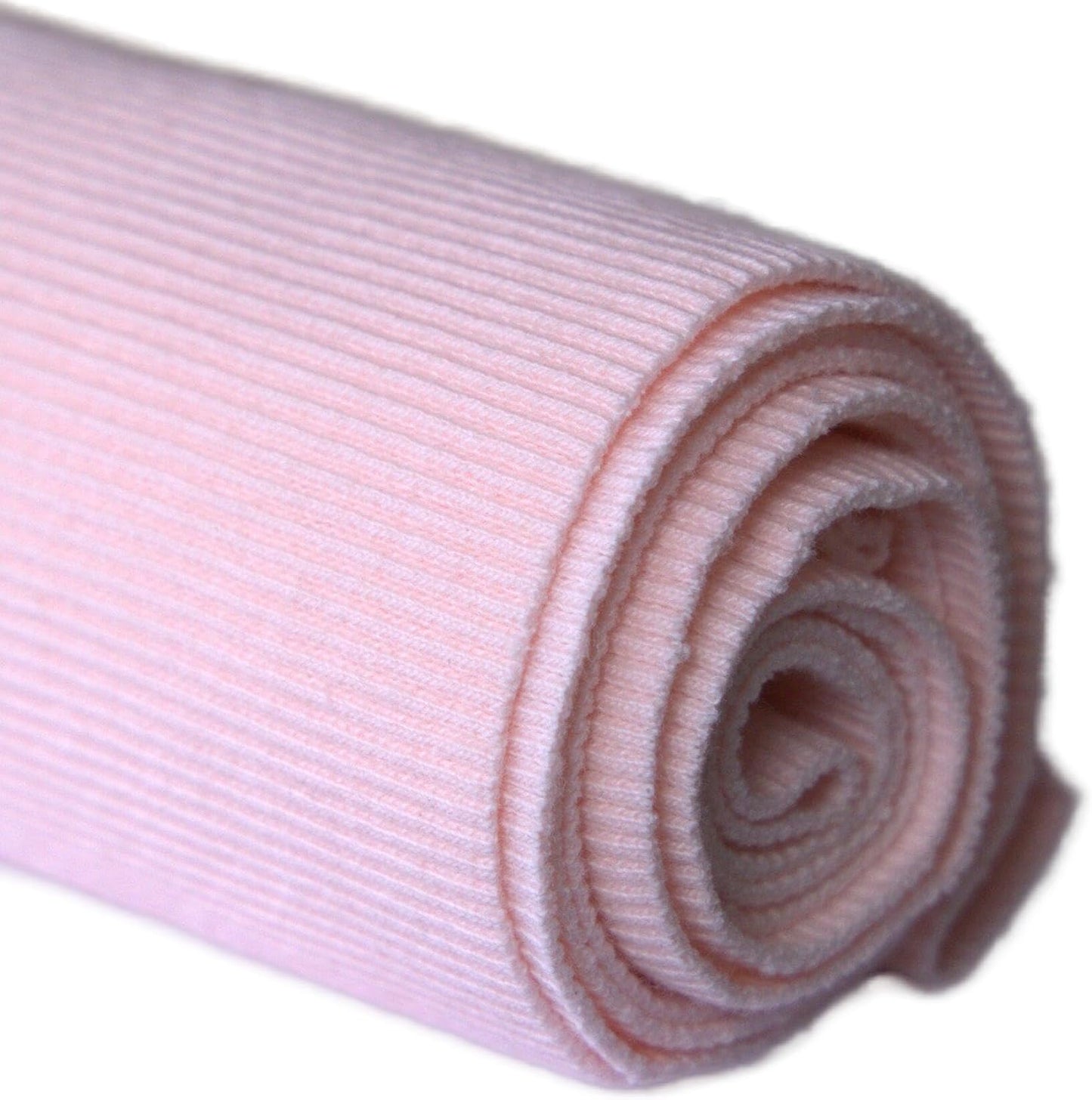 TinaKim Stretch Ribbing Fabric (95% Cotton 5% Spandex) | Eco-Friendly Dye, All-Purpose Knit for Cuffs, Waistbands, Hoodies & Sweatshirt Sewing | 105+ Colors, (43x8in)