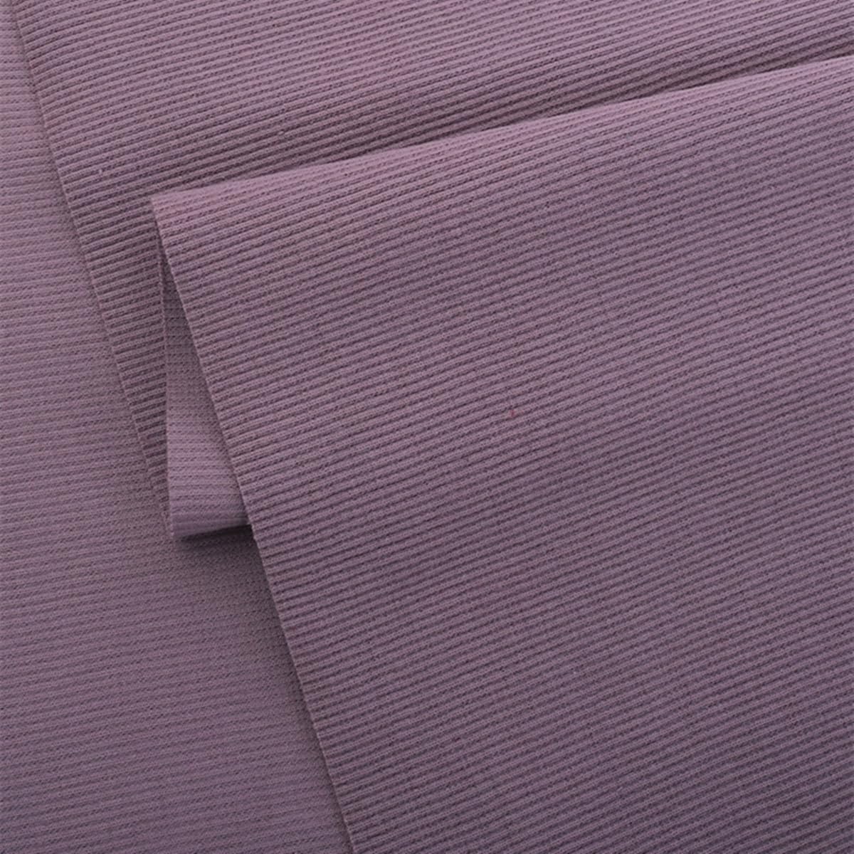 TinaKim Stretch Ribbing Fabric (95% Cotton 5% Spandex) | Eco-Friendly Dye, All-Purpose Knit for Cuffs, Waistbands, Hoodies & Sweatshirt Sewing | 105+ Colors, (43x8in)