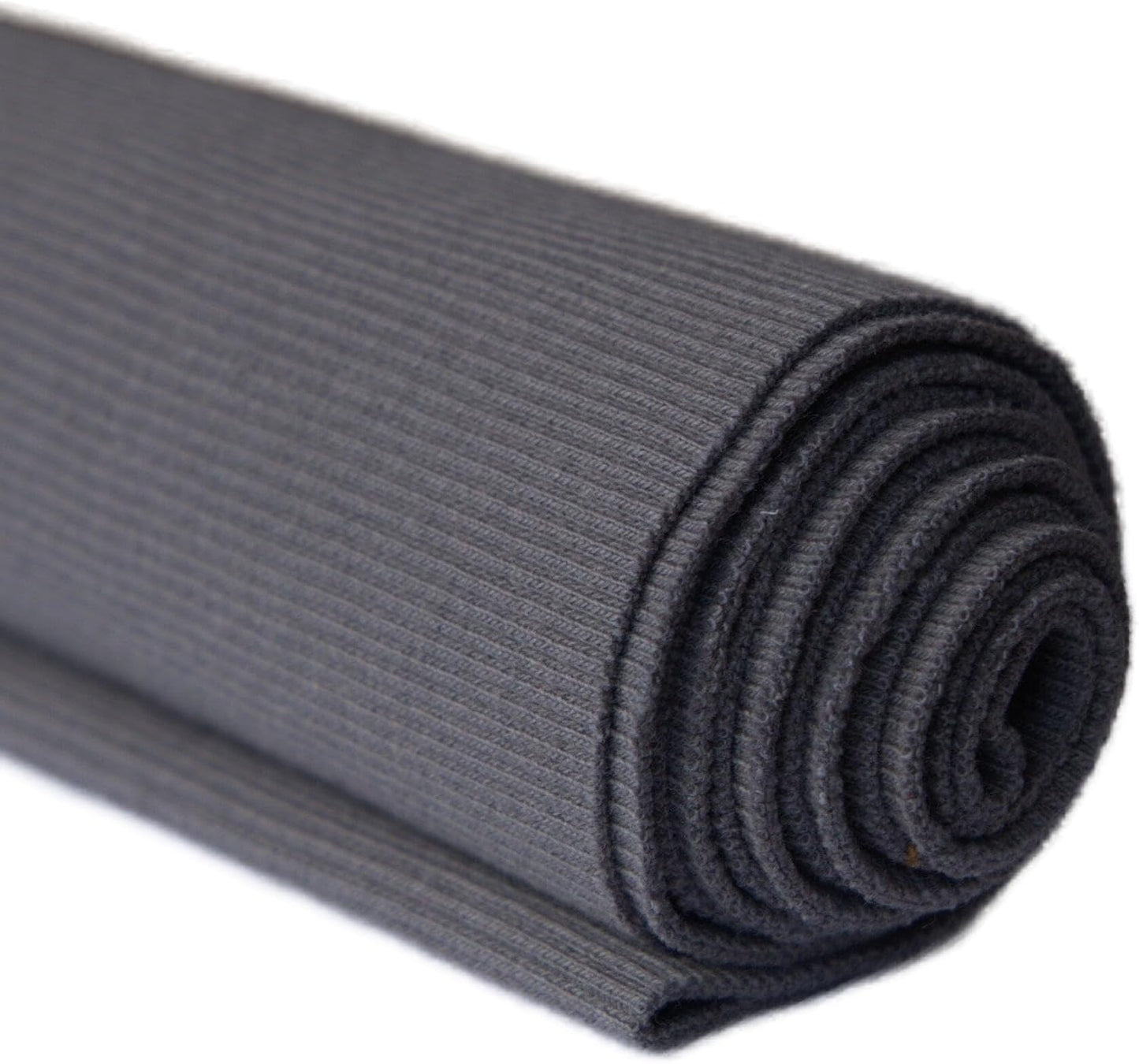 TinaKim Stretch Ribbing Fabric (95% Cotton 5% Spandex) | Eco-Friendly Dye, All-Purpose Knit for Cuffs, Waistbands, Hoodies & Sweatshirt Sewing | 105+ Colors, (43x8in)