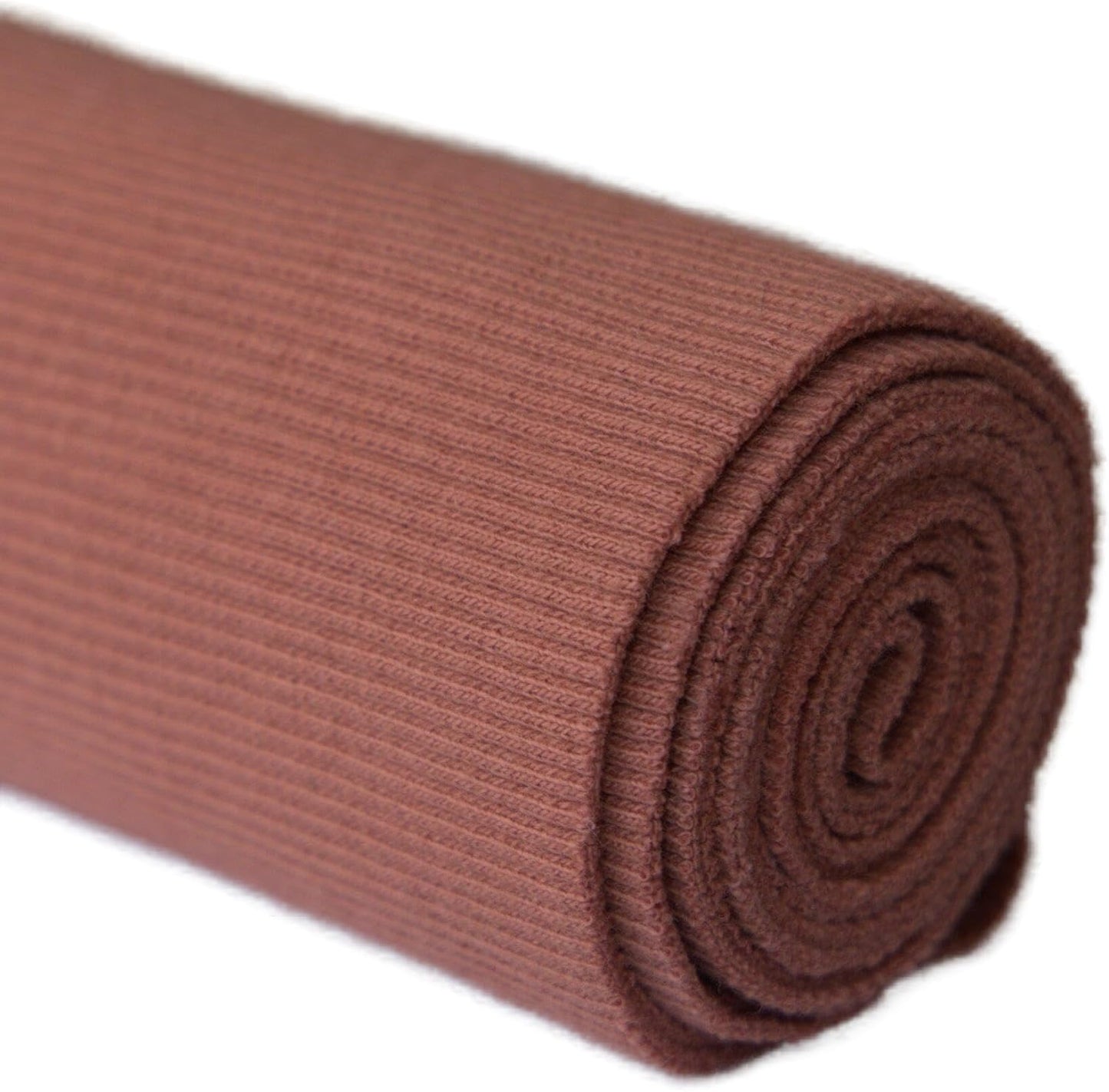 TinaKim Stretch Ribbing Fabric (95% Cotton 5% Spandex) | Eco-Friendly Dye, All-Purpose Knit for Cuffs, Waistbands, Hoodies & Sweatshirt Sewing | 105+ Colors, (43x8in)