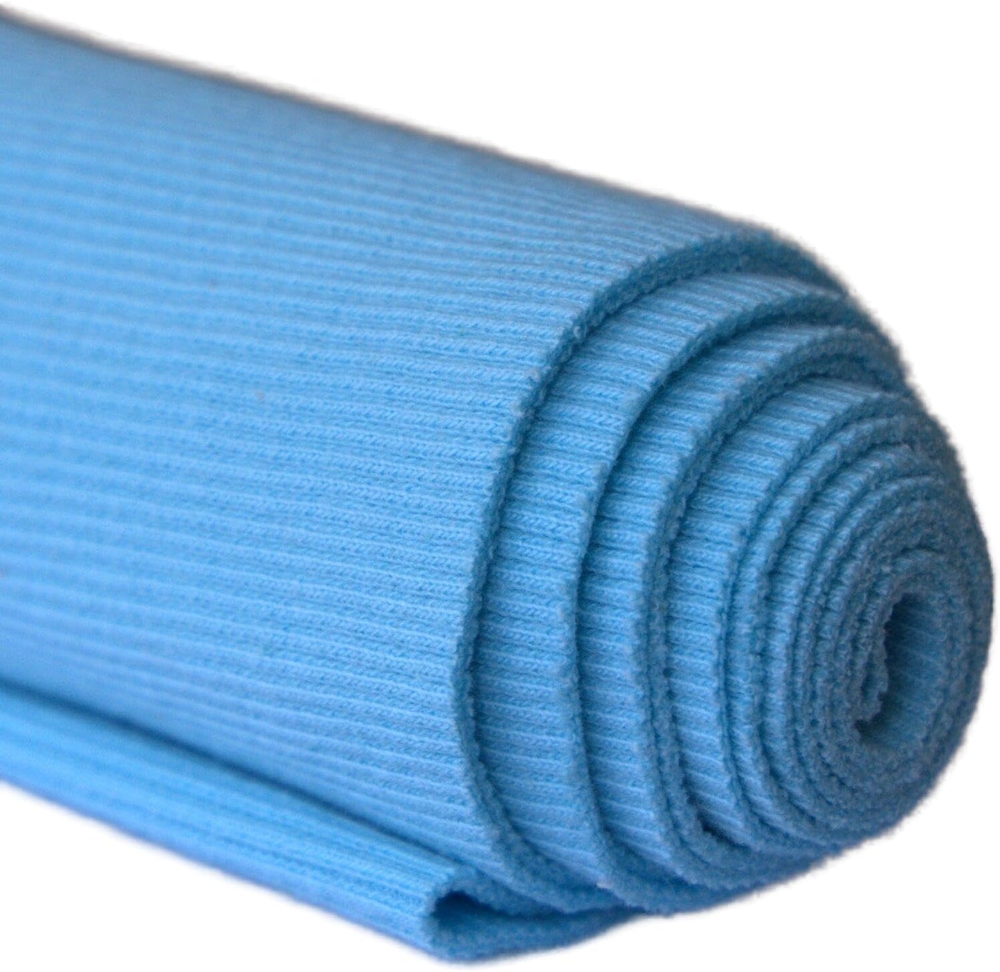 TinaKim Stretch Ribbing Fabric (95% Cotton 5% Spandex) | Eco-Friendly Dye, All-Purpose Knit for Cuffs, Waistbands, Hoodies & Sweatshirt Sewing | 105+ Colors, (43x8in)