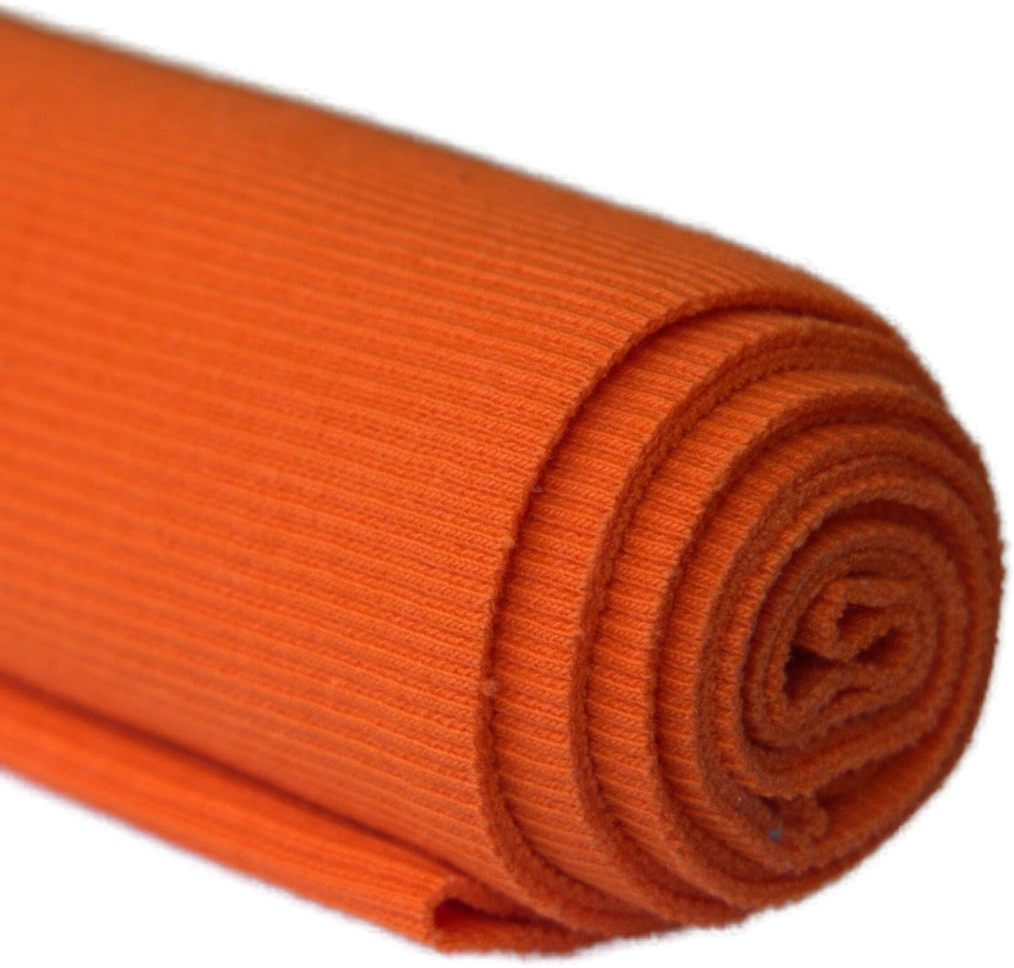 TinaKim Stretch Ribbing Fabric (95% Cotton 5% Spandex) | Eco-Friendly Dye, All-Purpose Knit for Cuffs, Waistbands, Hoodies & Sweatshirt Sewing | 105+ Colors, (43x8in)
