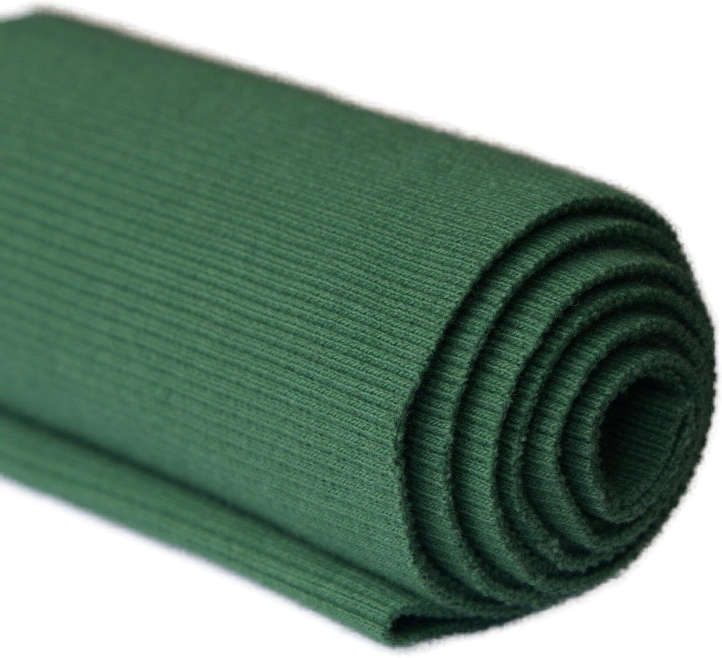 TinaKim Stretch Ribbing Fabric (95% Cotton 5% Spandex) | Eco-Friendly Dye, All-Purpose Knit for Cuffs, Waistbands, Hoodies & Sweatshirt Sewing | 105+ Colors, (43x8in)