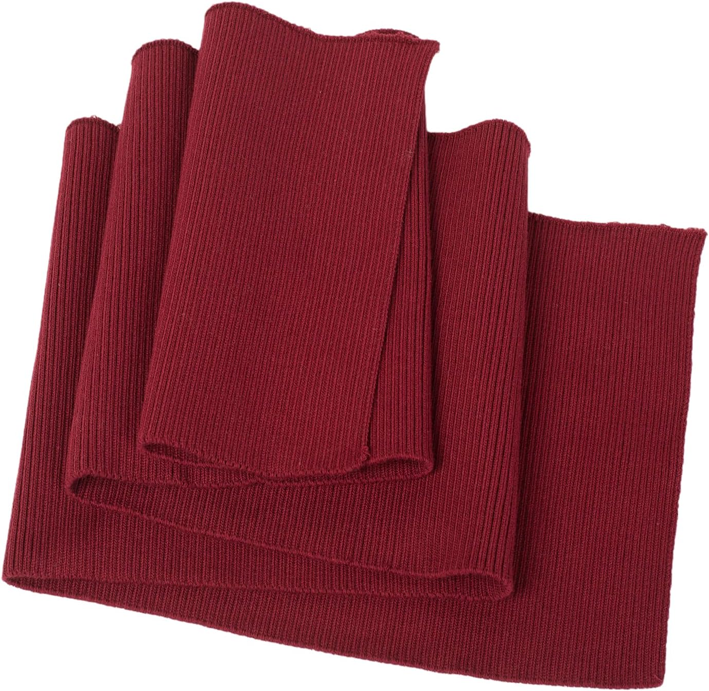 TinaKim Ribbing for Cuffs and Waistband Knit Fabric,Collar NeckBands Trim Material Jacket Sewing