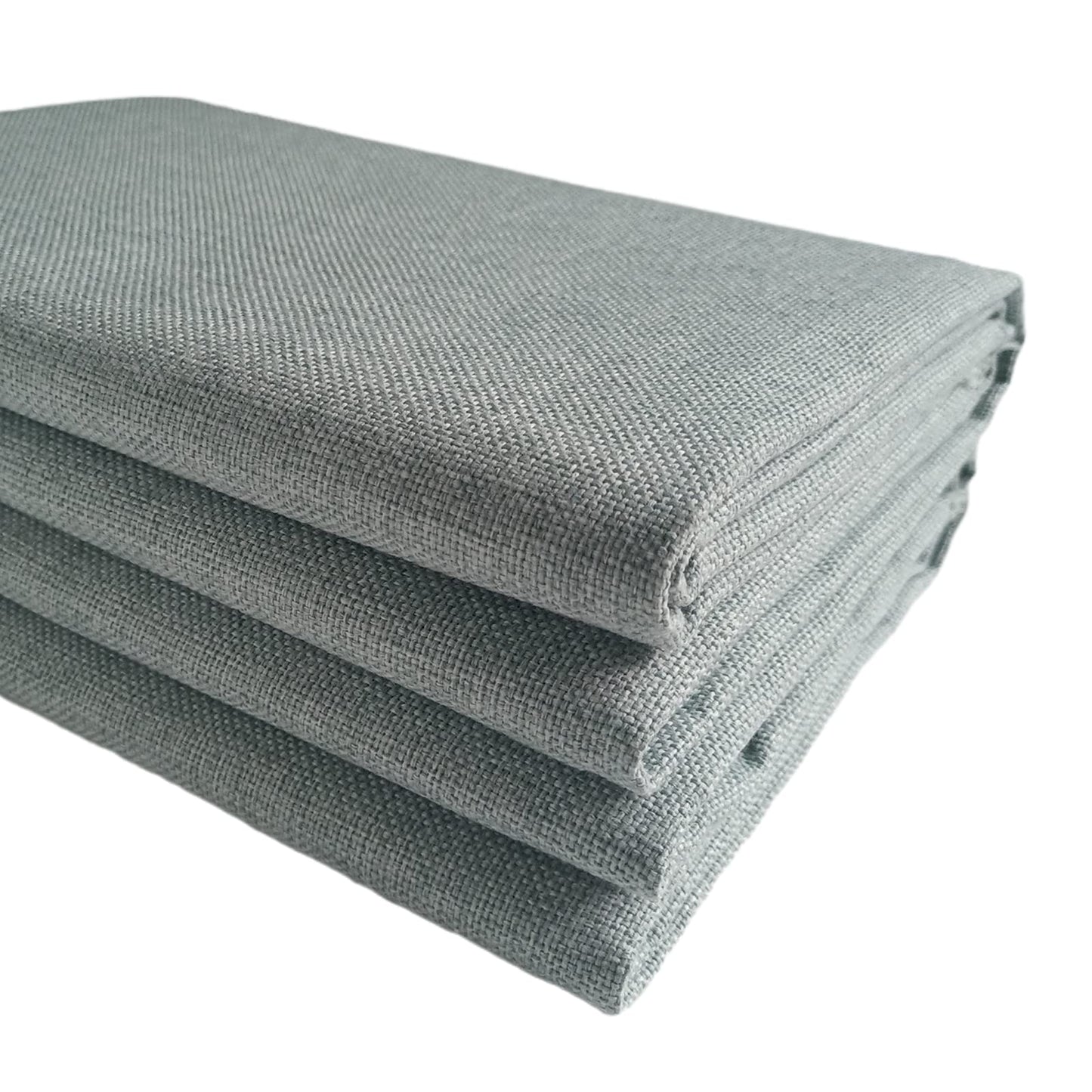 TinaKim Faux Linen Type Cloth Fabric for Sofa Chair Upholstery Material (Blue Gray, 3 Yard (57x 108 inch))