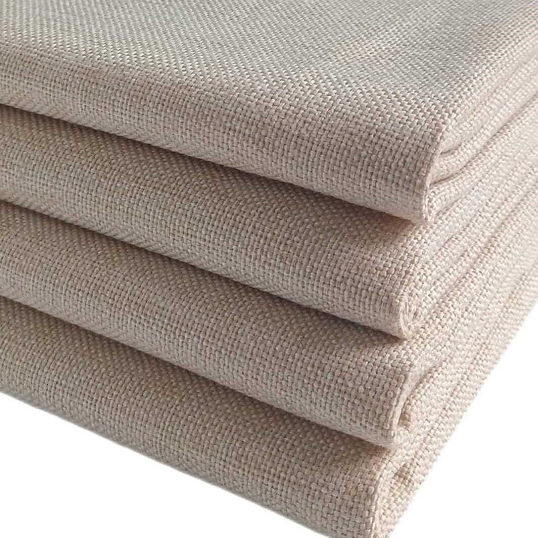 TinaKim Faux Linen Type Cloth Fabric for Sofa Chair Upholstery Material (Blue Gray, 3 Yard (57x 108 inch))