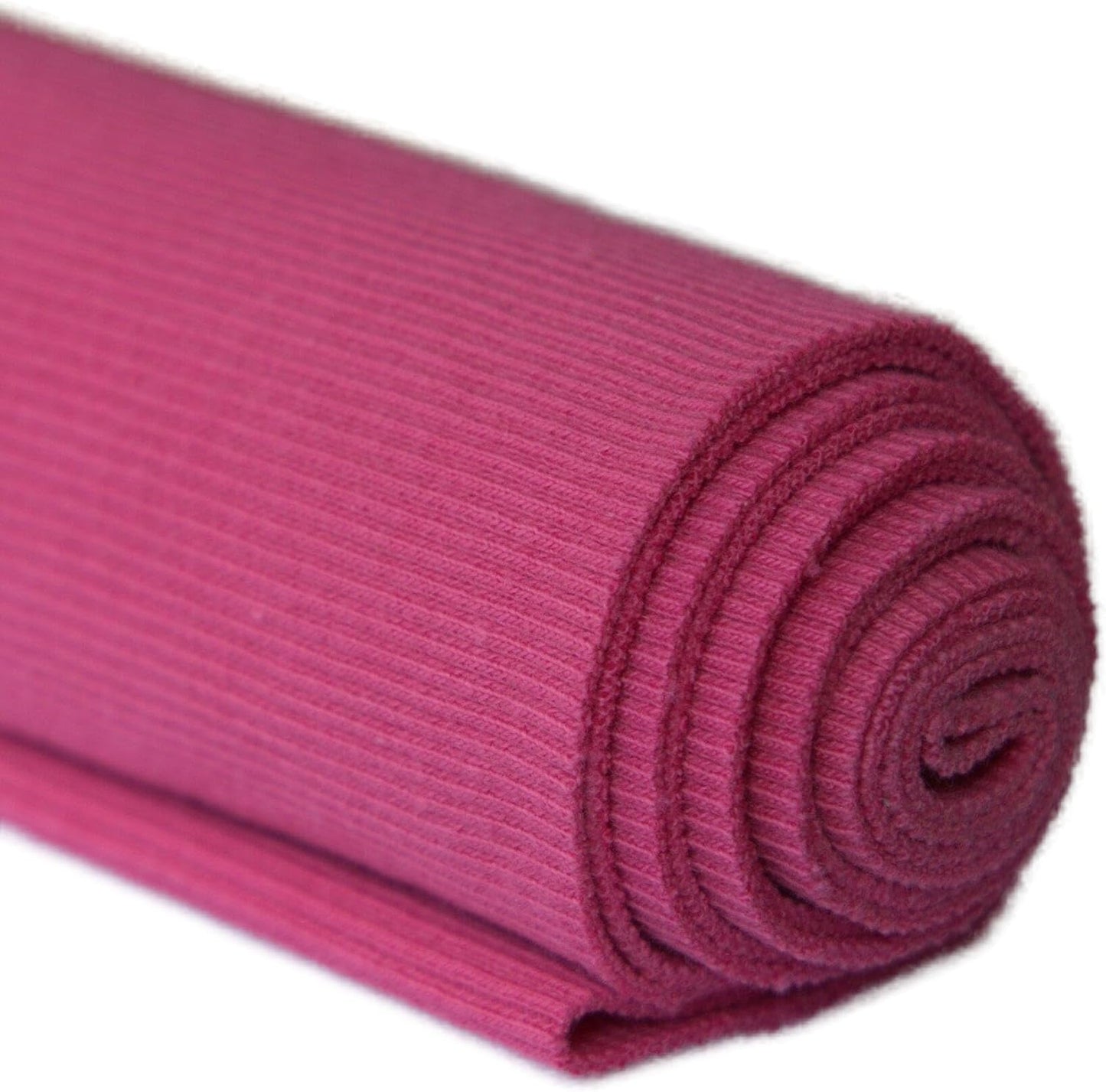 TinaKim Stretch Ribbing Fabric (95% Cotton 5% Spandex) | Eco-Friendly Dye, All-Purpose Knit for Cuffs, Waistbands, Hoodies & Sweatshirt Sewing | 105+ Colors, (43x20in)