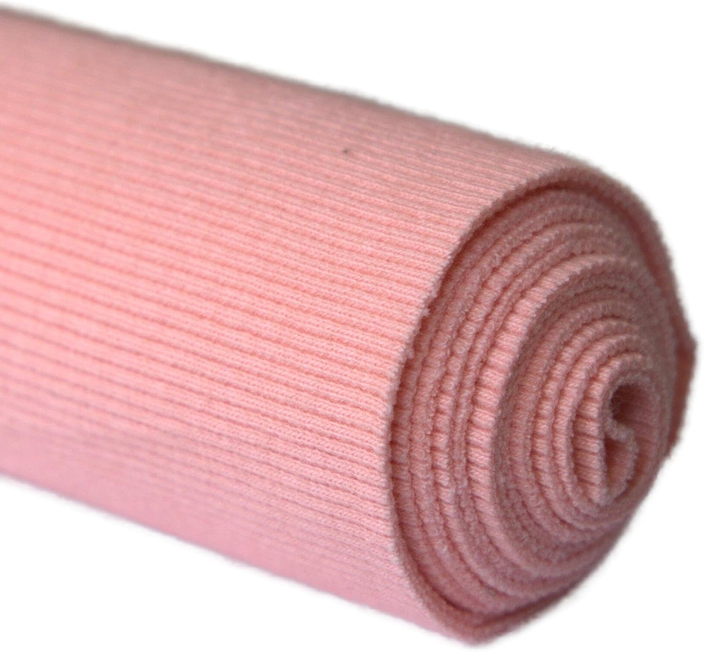 TinaKim Stretch Ribbing Fabric (95% Cotton 5% Spandex) | Eco-Friendly Dye, All-Purpose Knit for Cuffs, Waistbands, Hoodies & Sweatshirt Sewing | 105+ Colors, (43x20in)