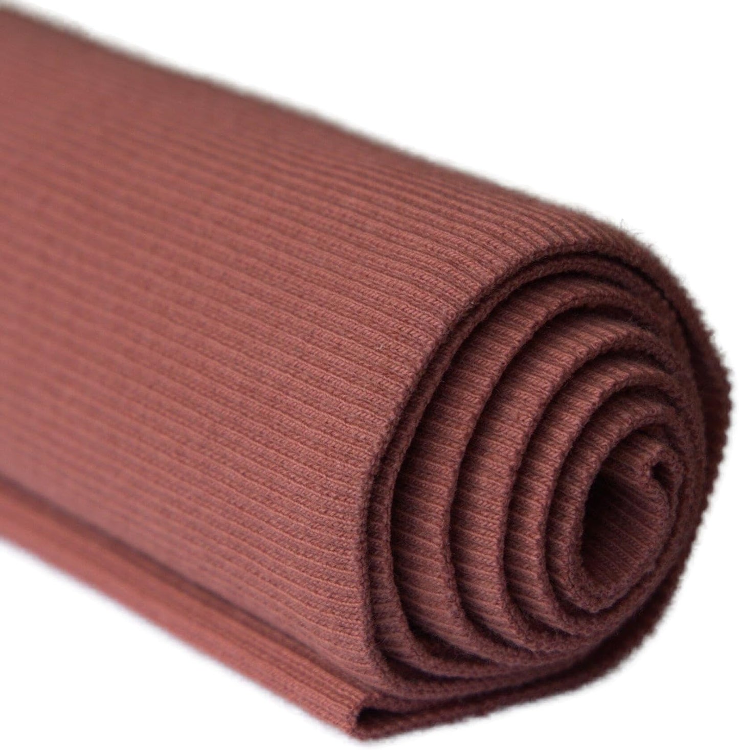 TinaKim Stretch Ribbing Fabric (95% Cotton 5% Spandex) | Eco-Friendly Dye, All-Purpose Knit for Cuffs, Waistbands, Hoodies & Sweatshirt Sewing | 105+ Colors, (43x20in)