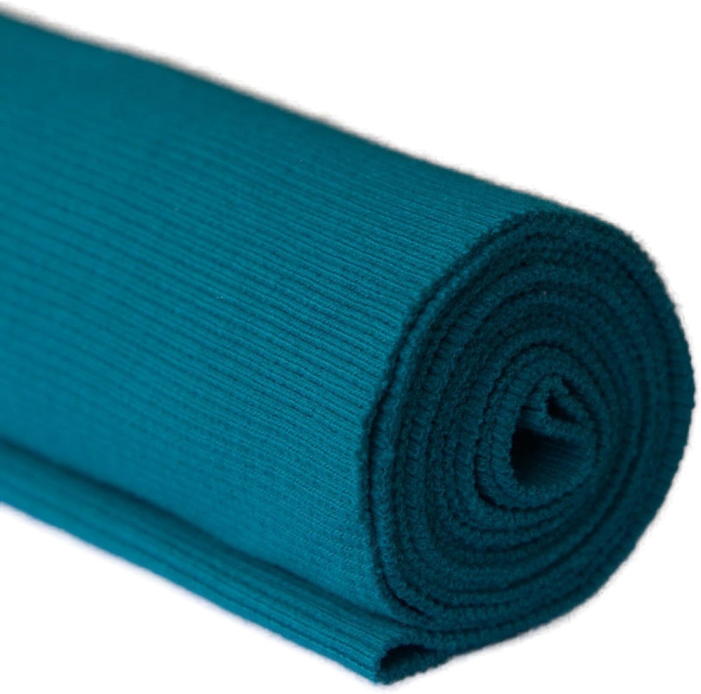 TinaKim Stretch Ribbing Fabric (95% Cotton 5% Spandex) | Eco-Friendly Dye, All-Purpose Knit for Cuffs, Waistbands, Hoodies & Sweatshirt Sewing | 105+ Colors, (43x20in)