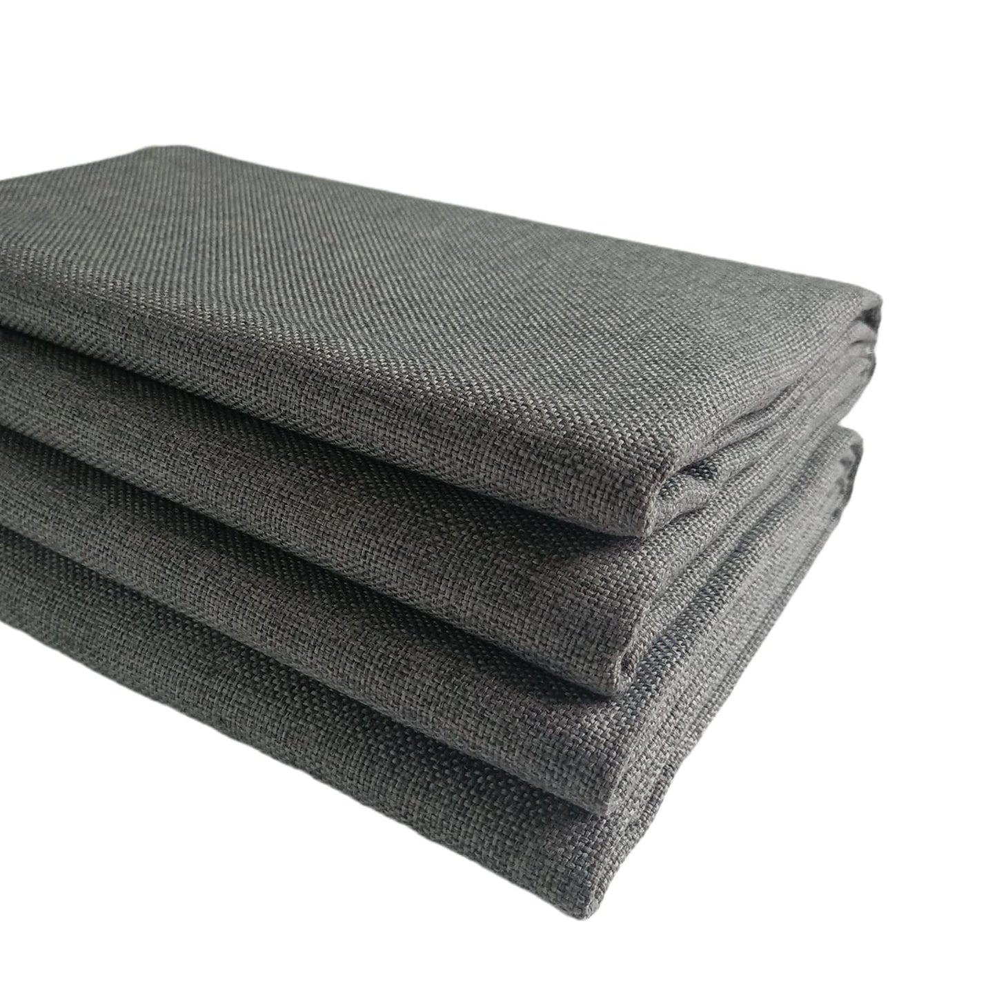 TinaKim Faux Linen Type Cloth Fabric for Sofa Chair Upholstery Material (Blue Gray, 3 Yard (57x 108 inch))