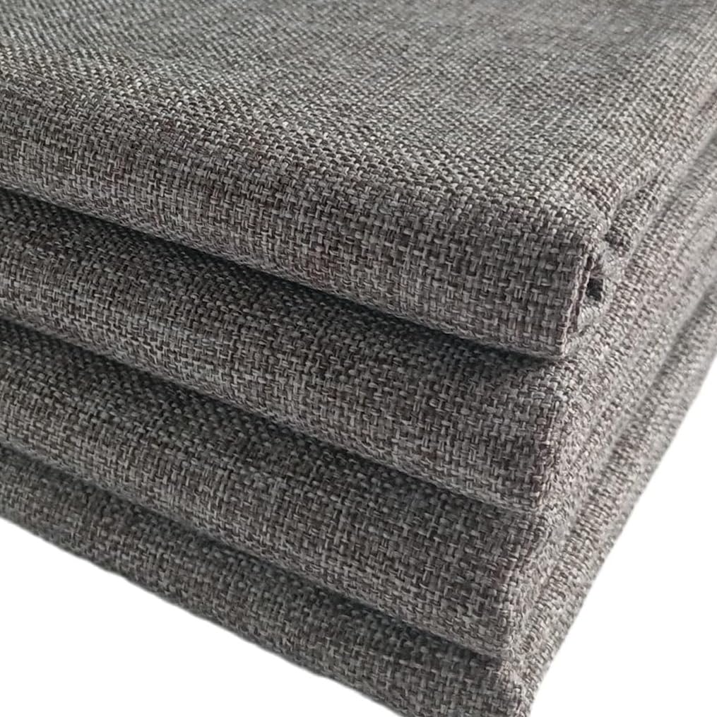 TinaKim Faux Linen Type Cloth Fabric for Sofa Chair Upholstery Material (Blue Gray, 3 Yard (57x 108 inch))