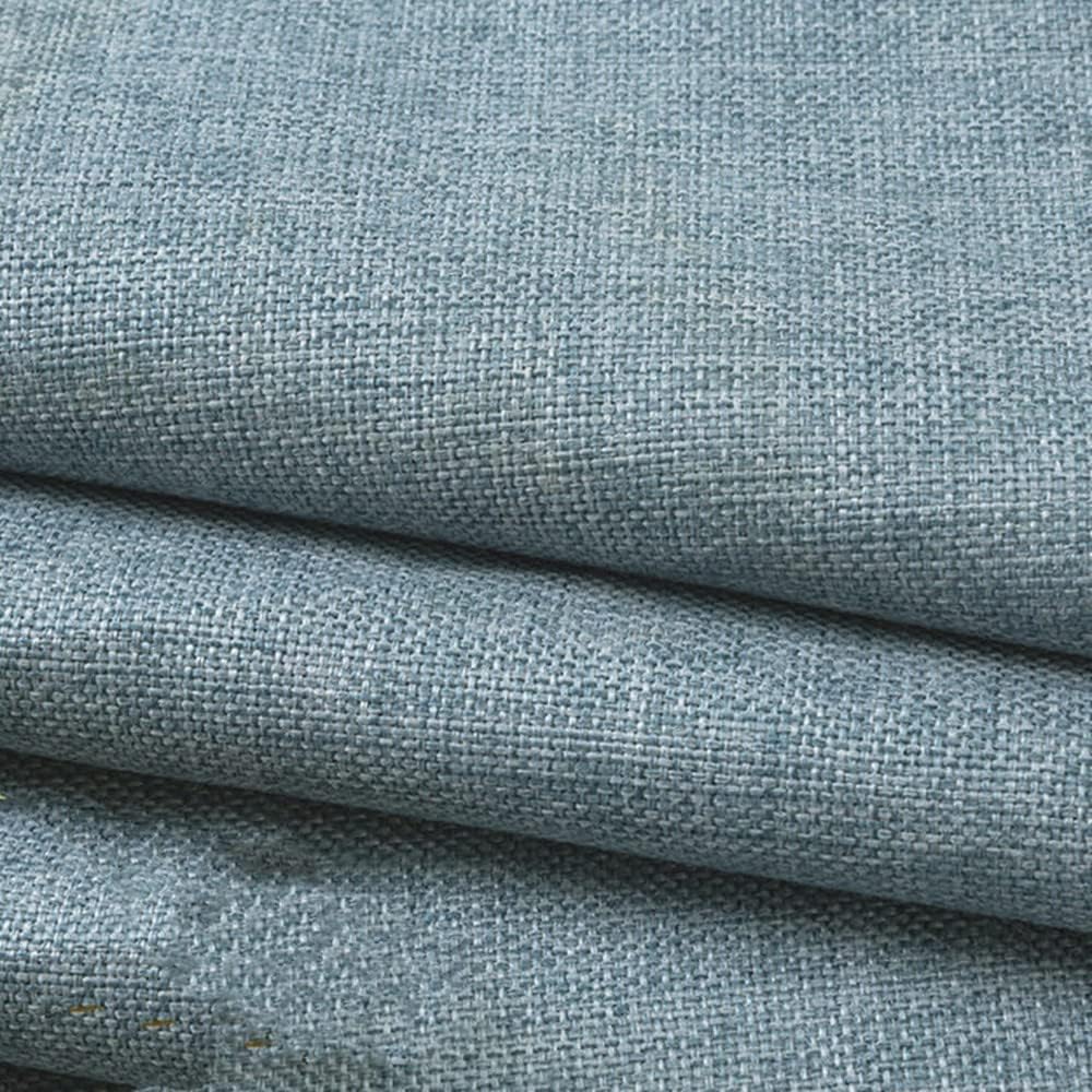 TinaKim Faux Linen Type Cloth Fabric for Sofa Chair Upholstery Material (Blue Gray, 3 Yard (57x 108 inch))