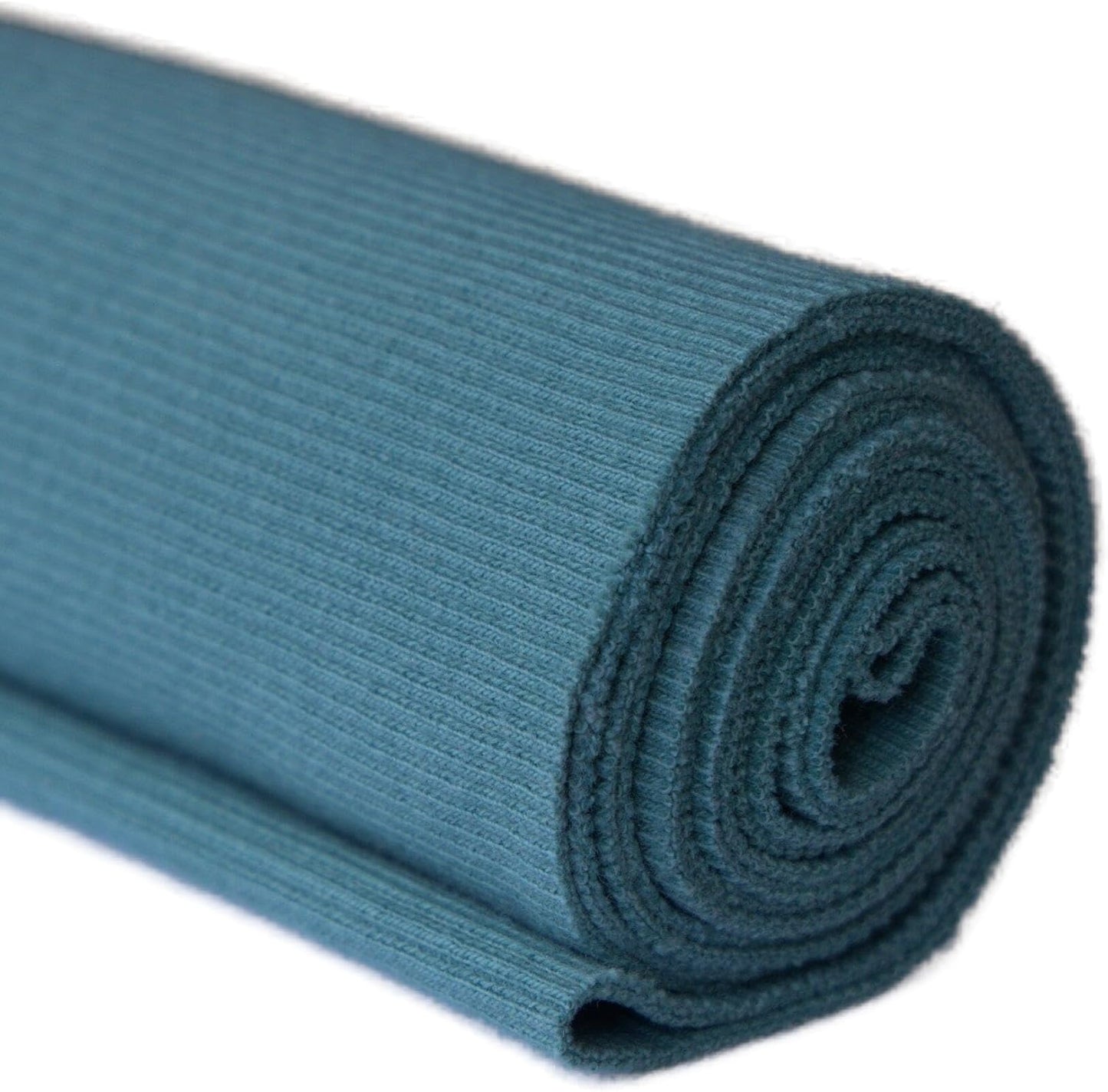 TinaKim Stretch Ribbing Fabric (95% Cotton 5% Spandex) | Eco-Friendly Dye, All-Purpose Knit for Cuffs, Waistbands, Hoodies & Sweatshirt Sewing | 105+ Colors, (43x20in)