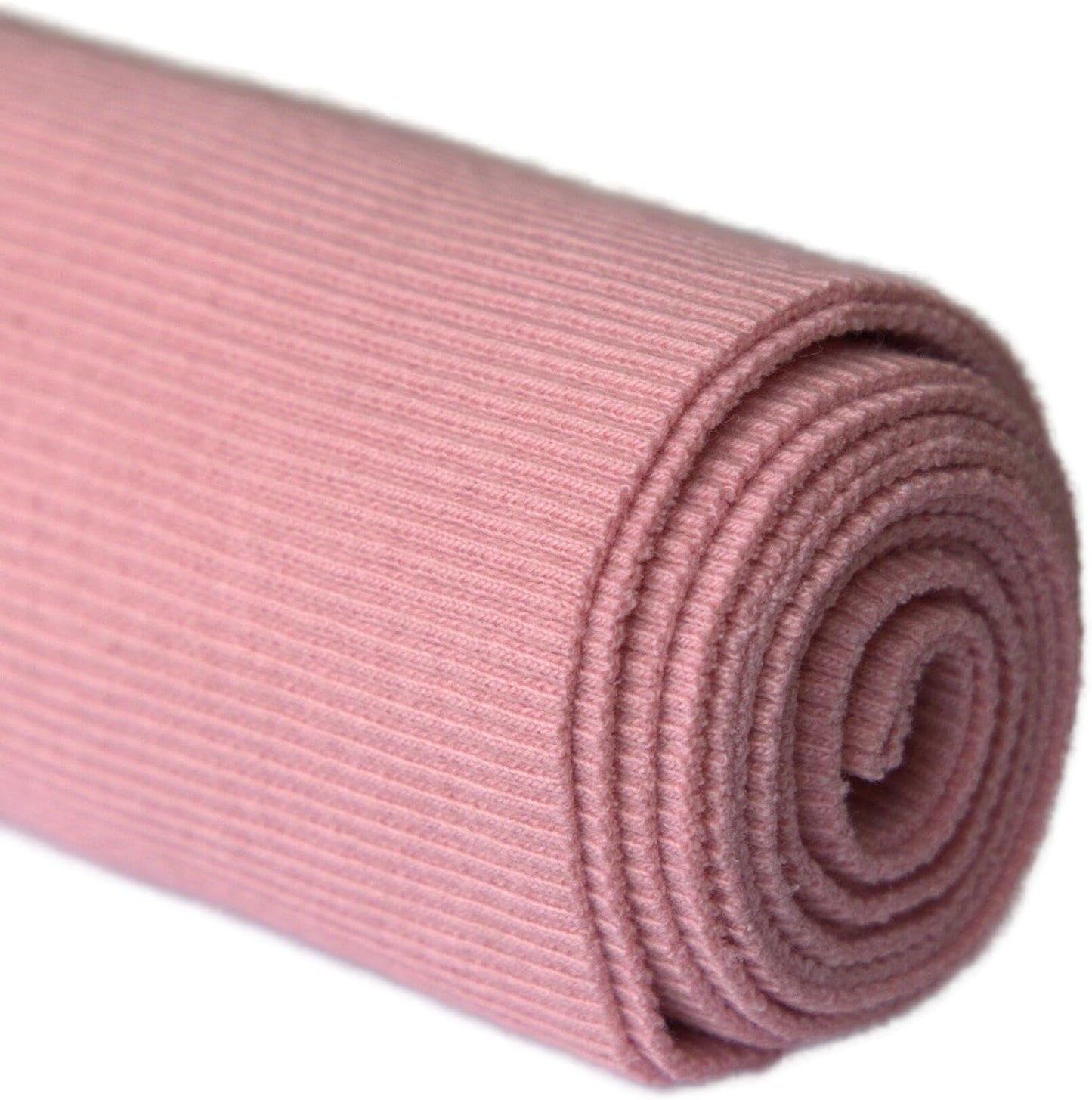 TinaKim Stretch Ribbing Fabric (95% Cotton 5% Spandex) | Eco-Friendly Dye, All-Purpose Knit for Cuffs, Waistbands, Hoodies & Sweatshirt Sewing | 105+ Colors, (43x20in)