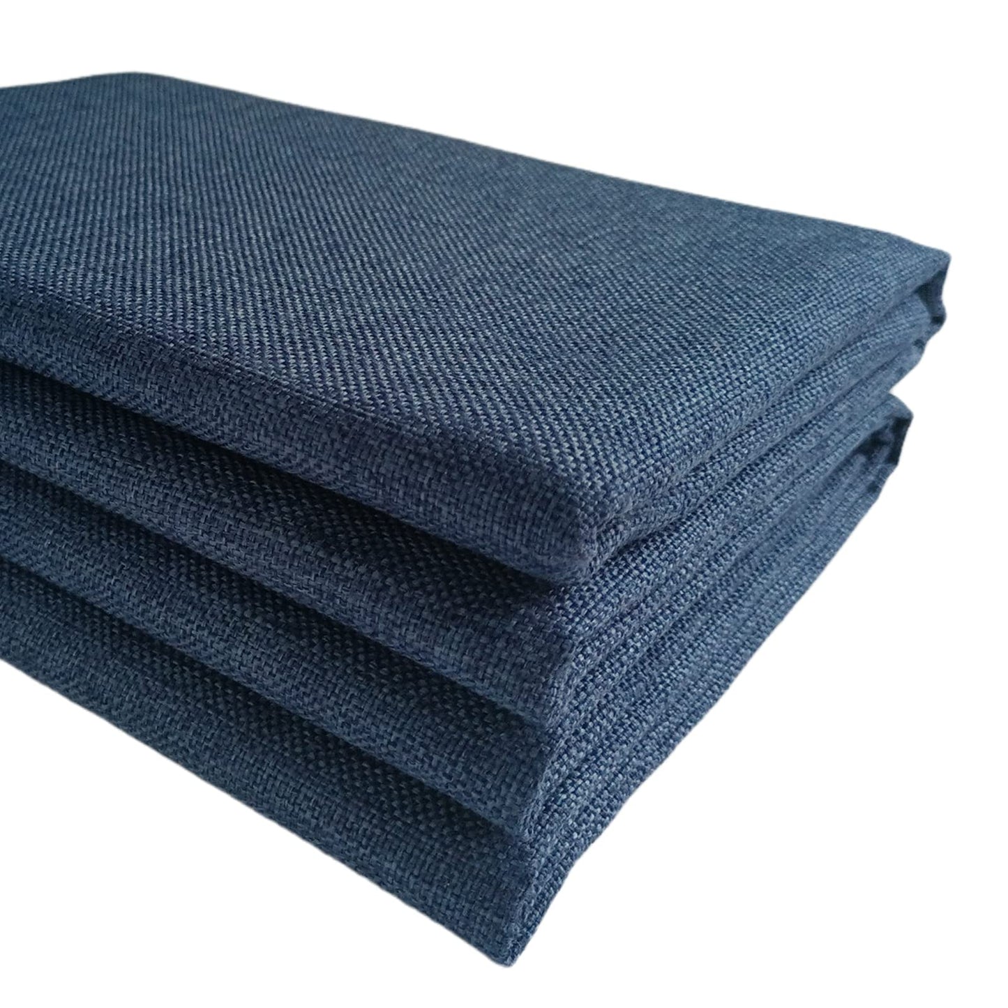 TinaKim Faux Linen Type Cloth Fabric for Sofa Chair Upholstery Material (Blue Gray, 3 Yard (57x 108 inch))