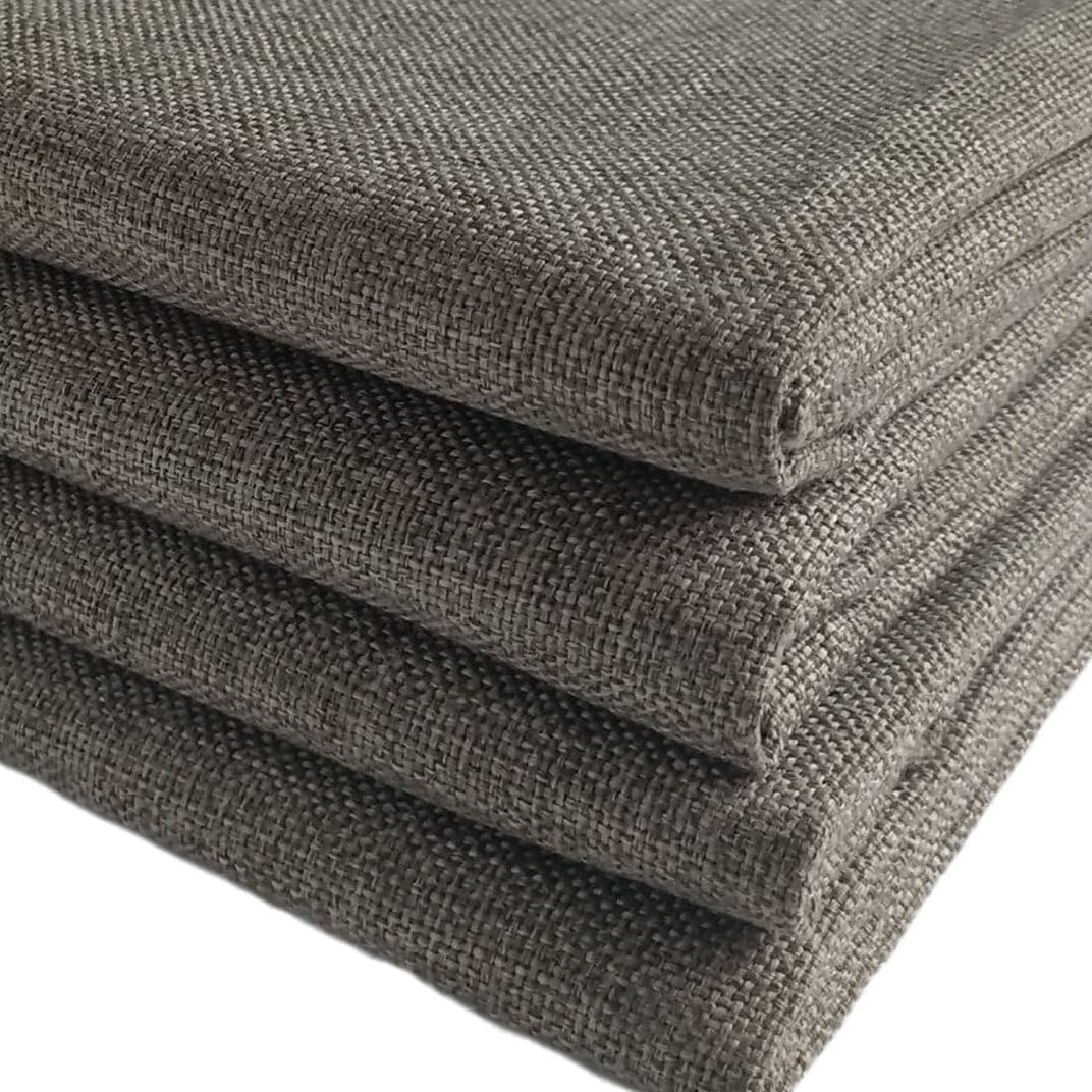 TinaKim Faux Linen Type Cloth Fabric for Sofa Chair Upholstery Material (Blue Gray, 3 Yard (57x 108 inch))